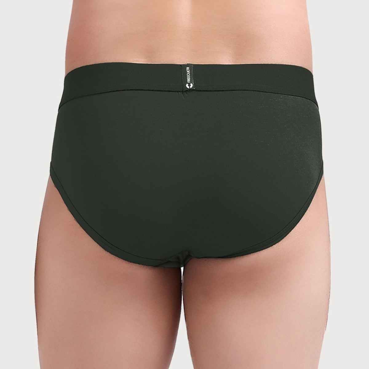 Freecultr Men's Underwear Anti Bacterial Micromodal Airsoft Brief - Pack of 2 | L