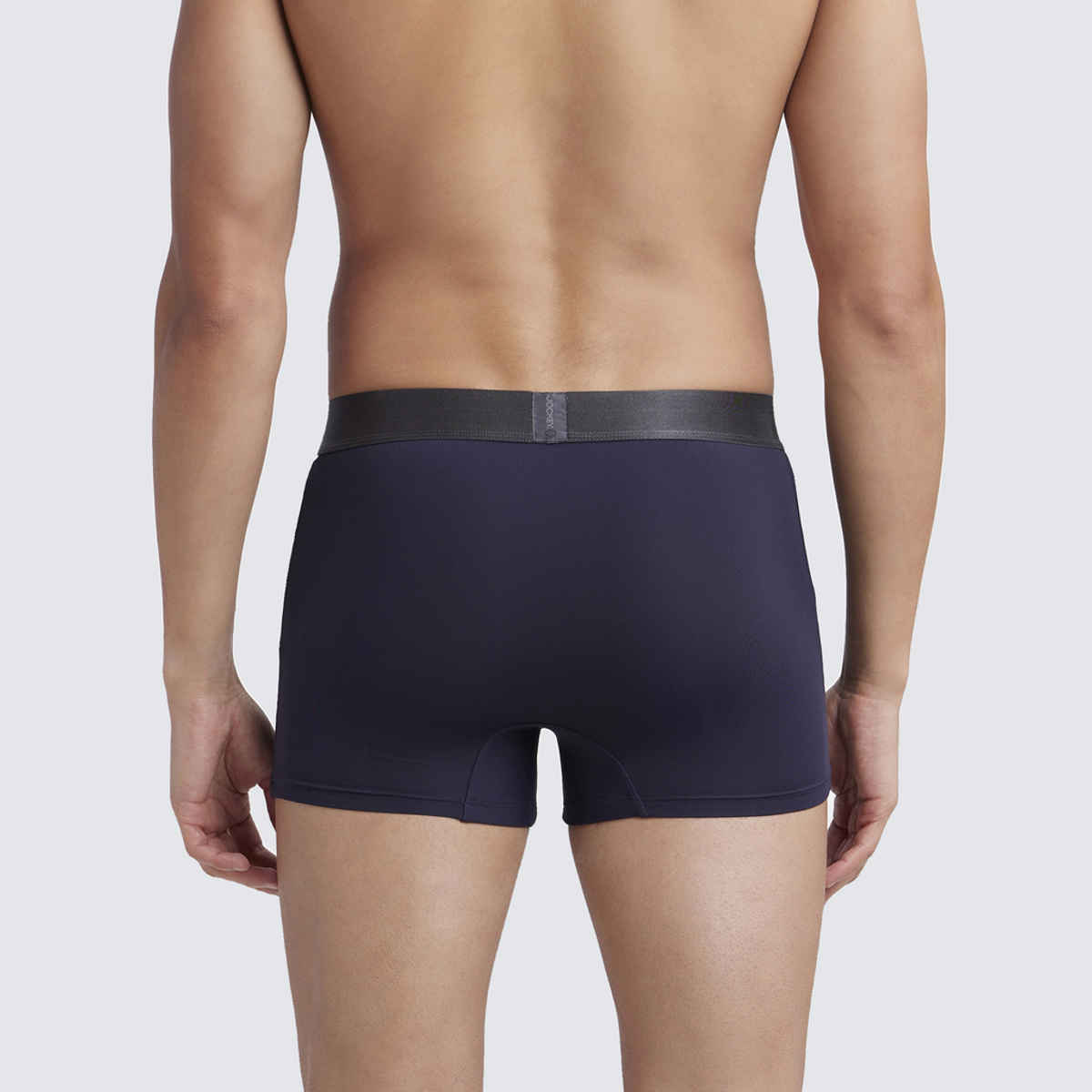 Jockey IC28 Men's Tactel Microfiber Elastane Stretch Underwear Solid Trunk | True Navy - XL | Navy-XL