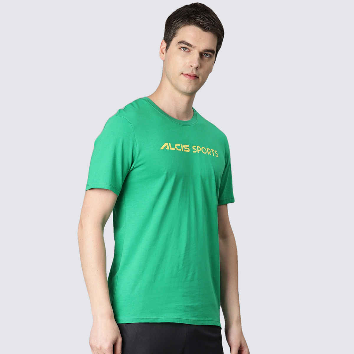 Alcis Men's Round Neck T-shirt | Green - XL
