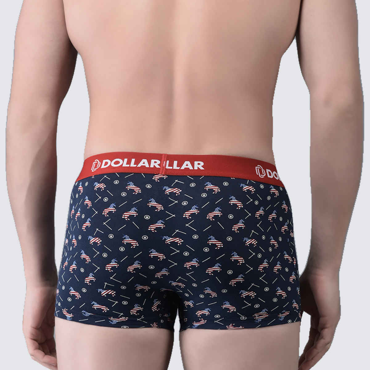 Dollar Bigboss Men's Combed Cotton Printed Trunk | Pack Of 2 | Assorted - XXL