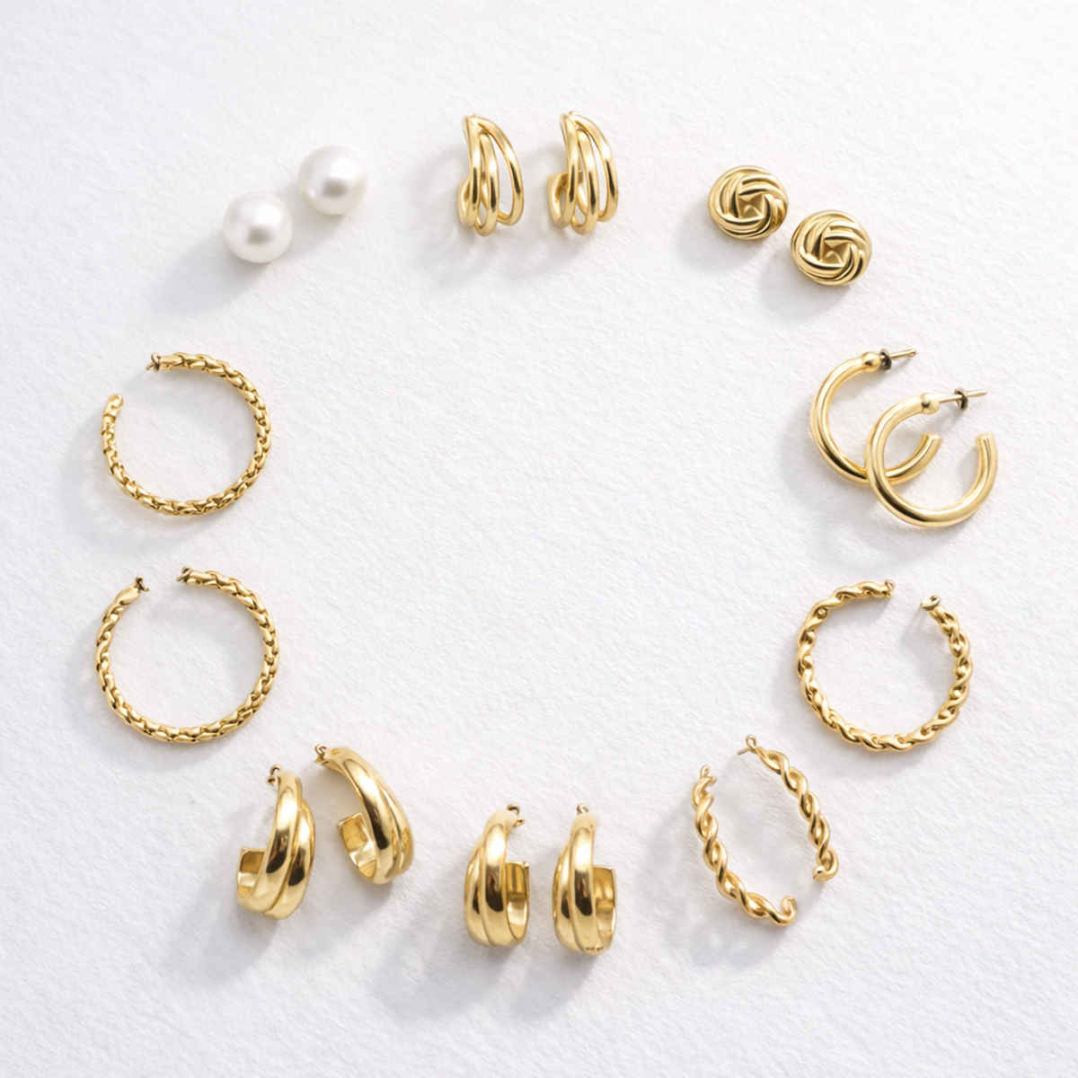 The Opal Factory Style 06 Gold Earrings-097