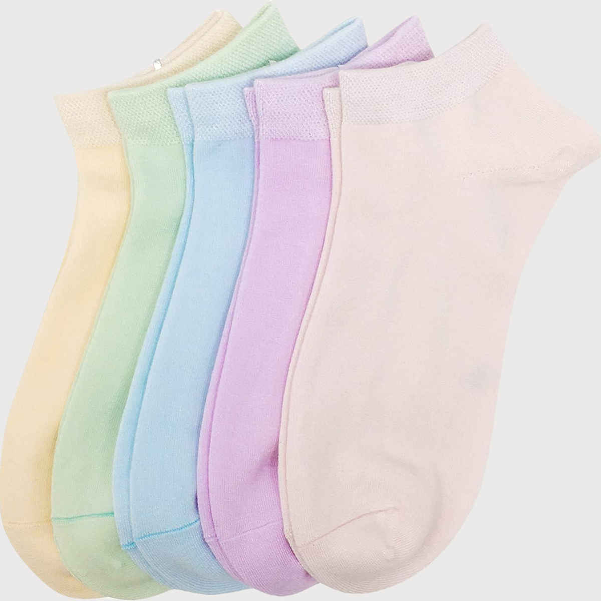 Sjeware Unisex Solid 80% Cotton, 19% Polyester, and 1% Elastane Ankle Socks | Assorted - One Size