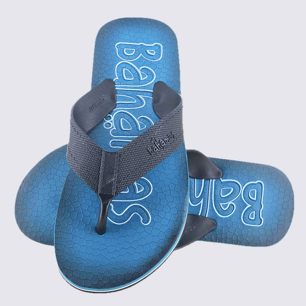 Bahamas Men's Slippers | BHG-275 | Blue - UK 6