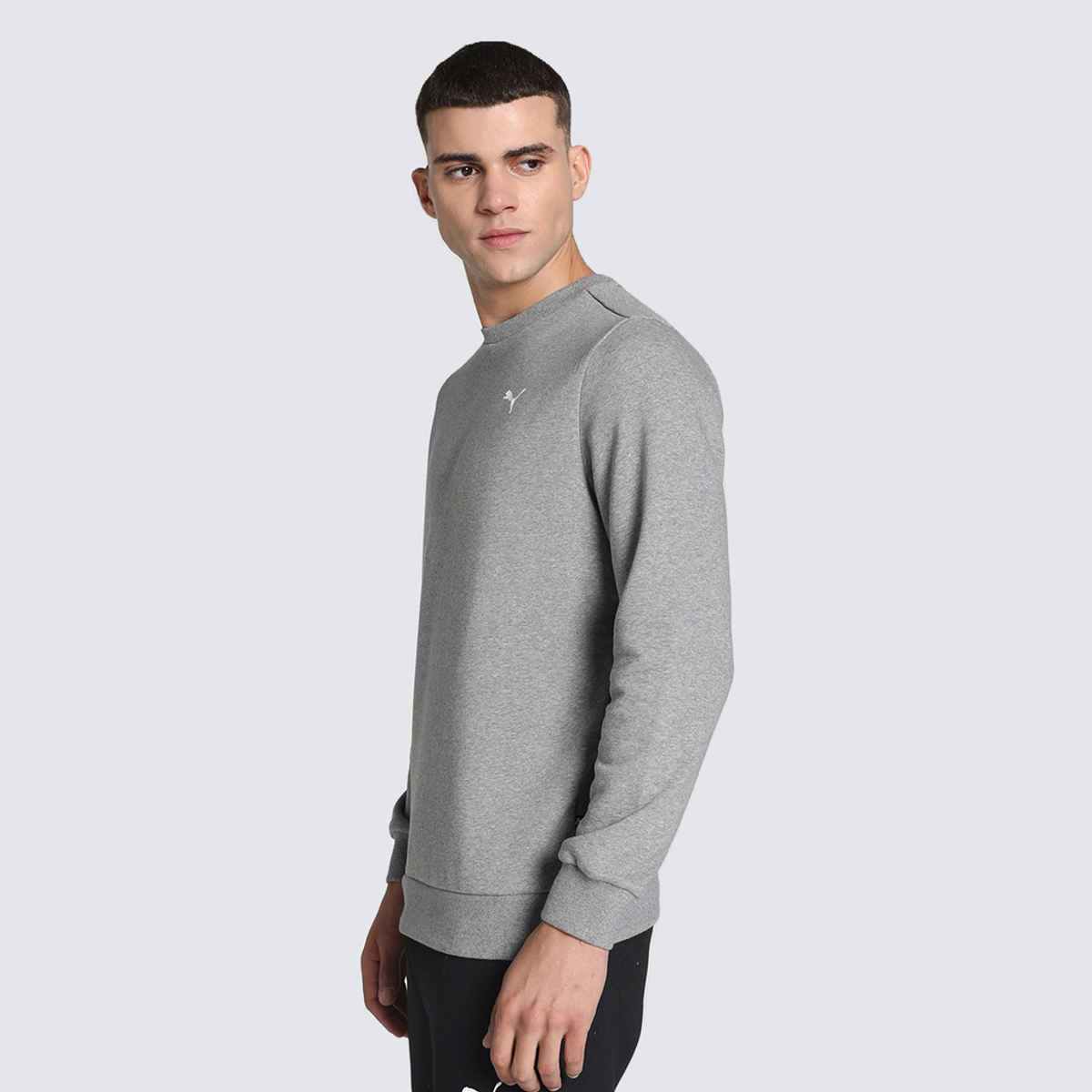 Puma Men's Crew-Neck Sweatshirt | Grey - S
