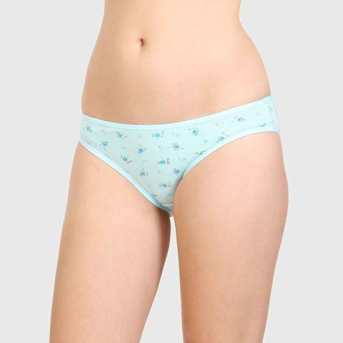 Bodycare Women High Cut Panty Printed Premium Cotton | Assorted - S