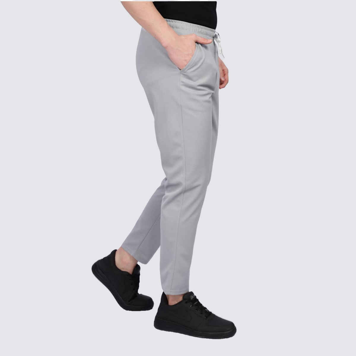 GCYX Men's Track Pant | 60% Cotton 40% Polyester Comfortable Wear | Grey Mel - M