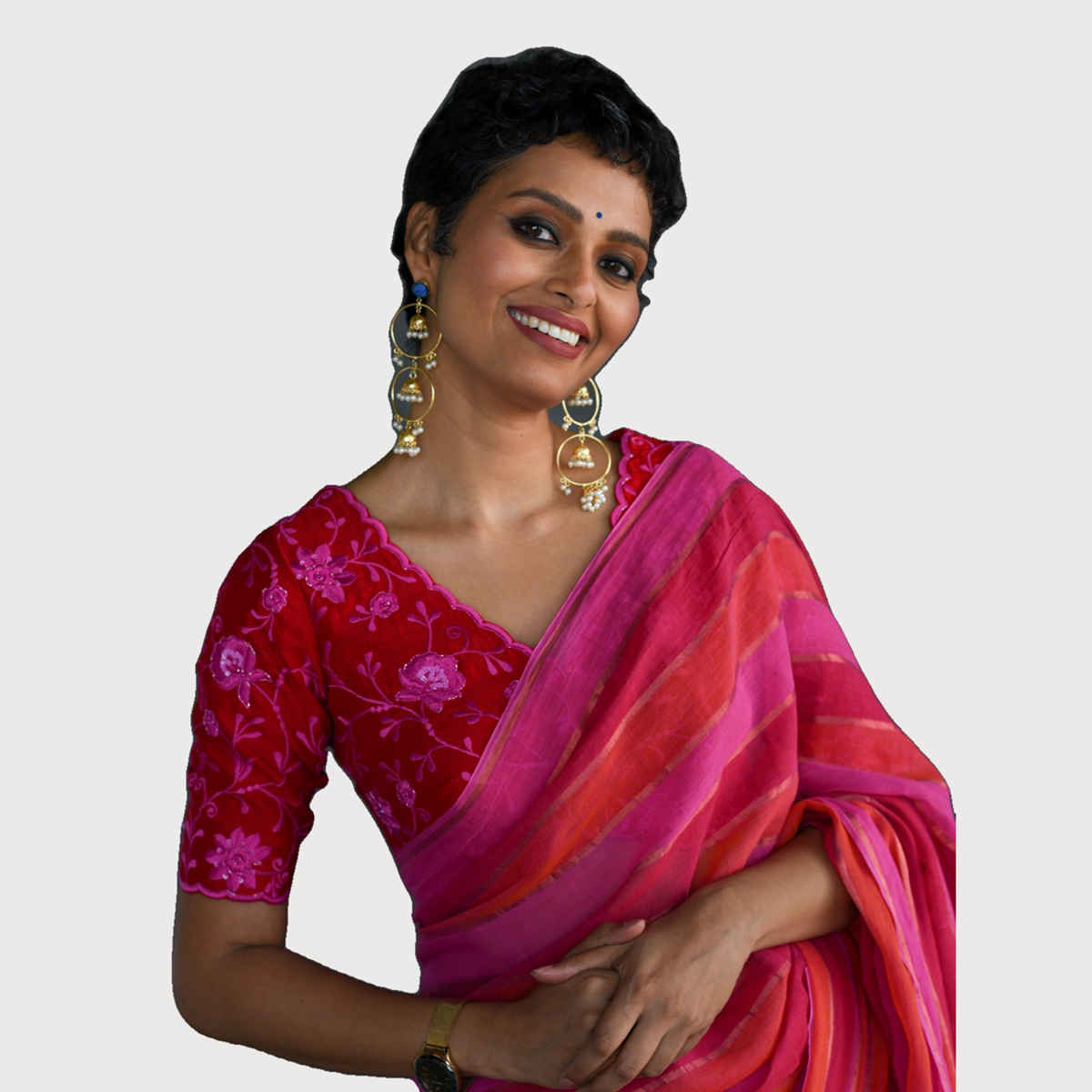 Suta Multicolour Cotton Saree