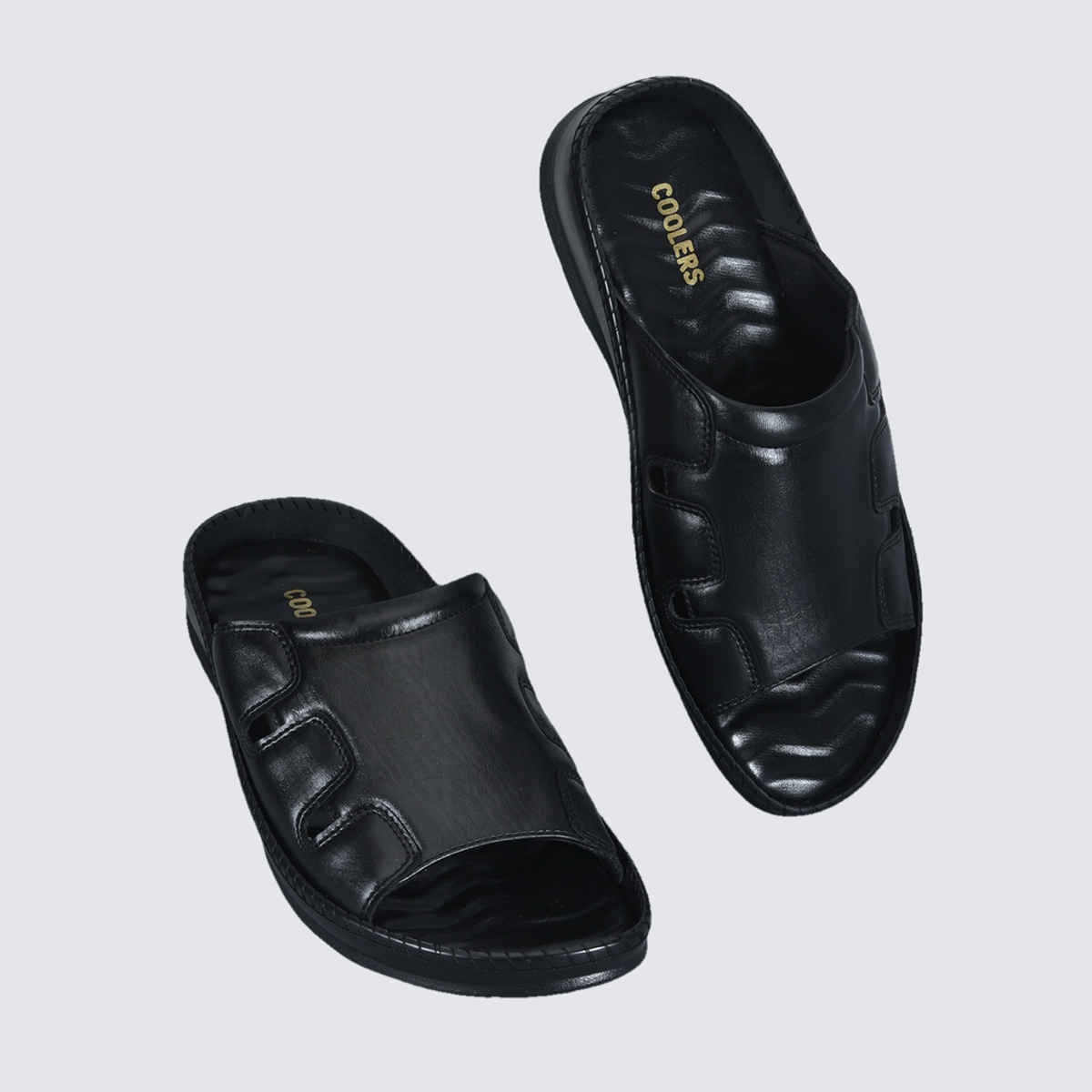 Liberty Coolers Meta-2 Casual Black Slip-On Slipper For Men | 7 UK