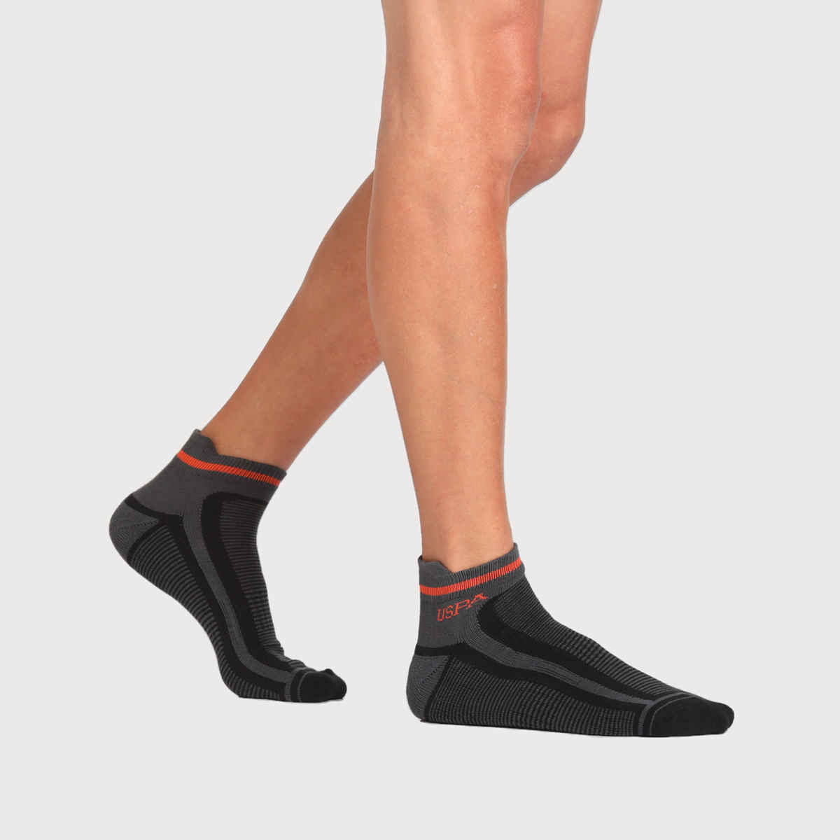 U.S. Polo Assn. | Socks Pack of 3 | ES006 | Red, Black and White