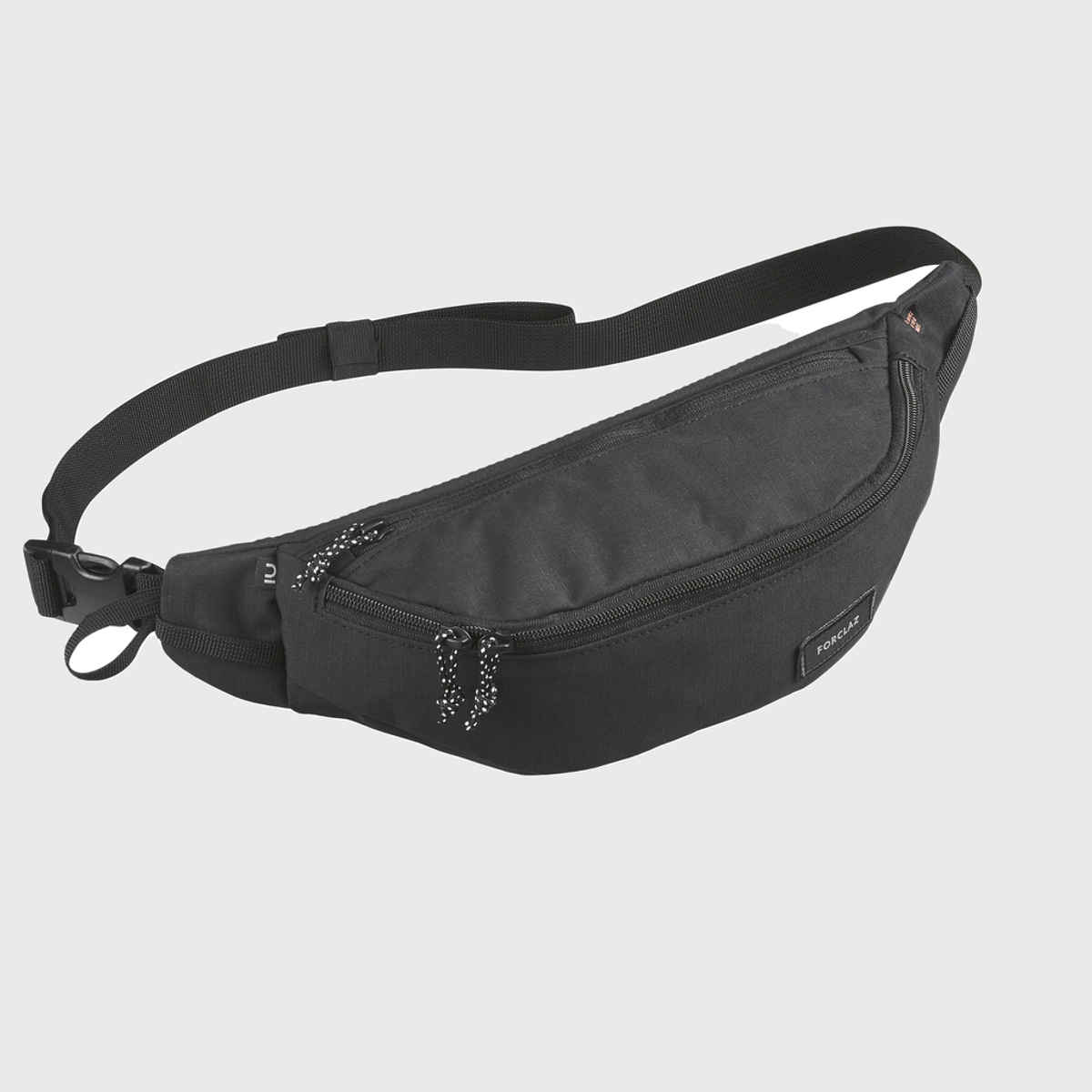 Decathlon Unisex Polyester Waist Bag | Black | 2 L