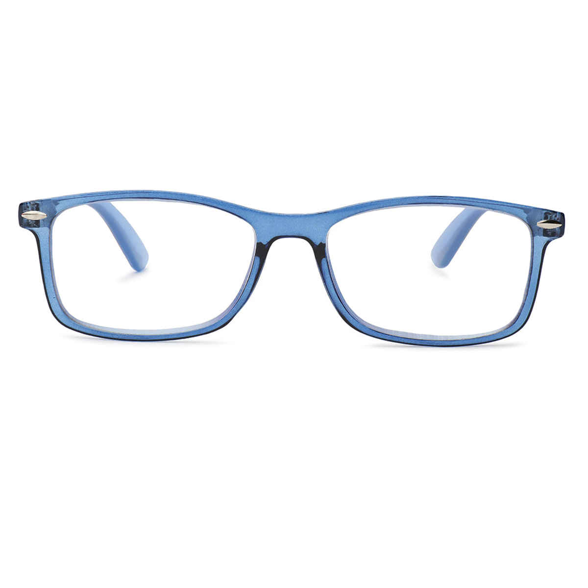 Specsmakers Unisex Solid TR90 Computer Glasses | Blue