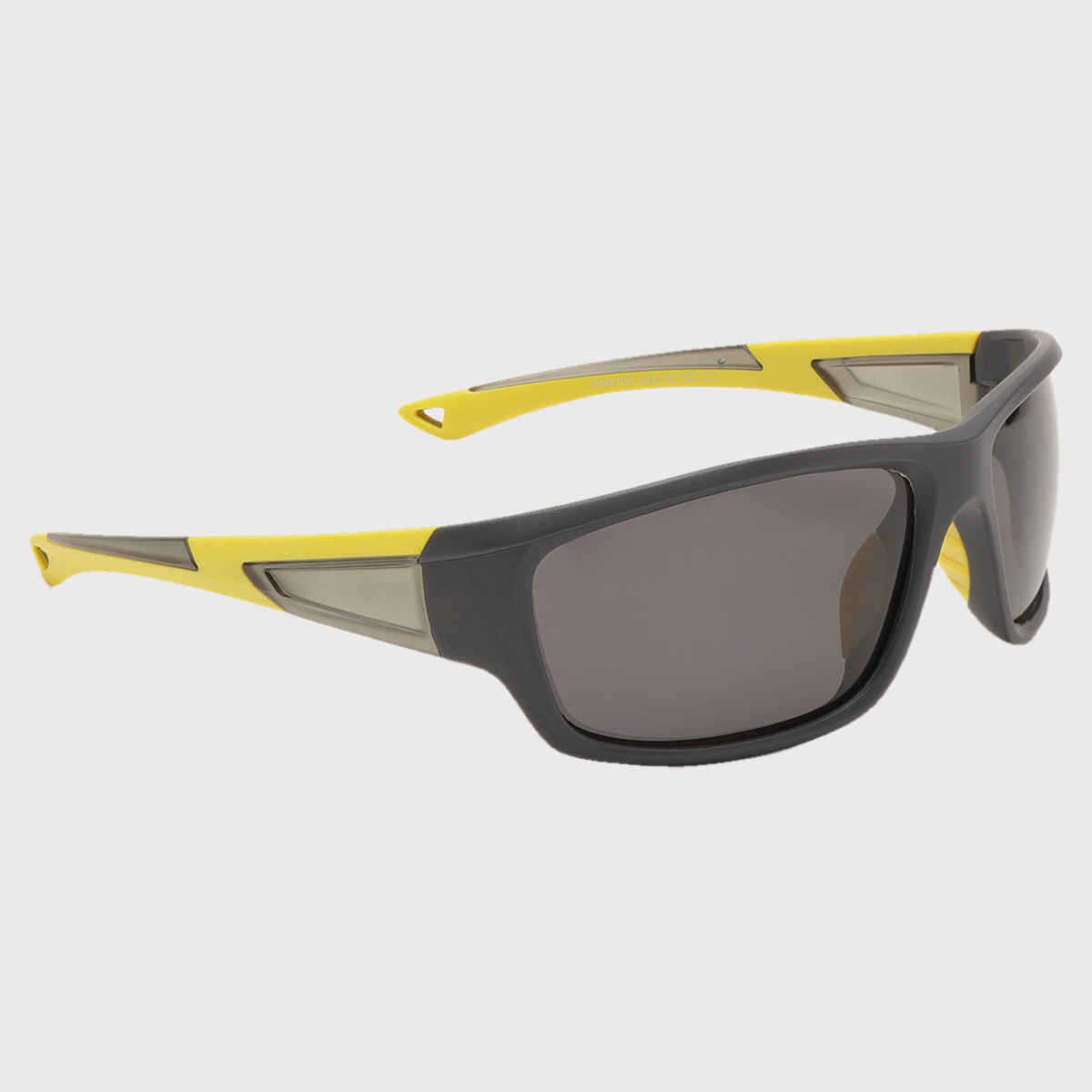 Specsmakers Unisex Solid Plastic Sunglasses | Grey - Free Size
