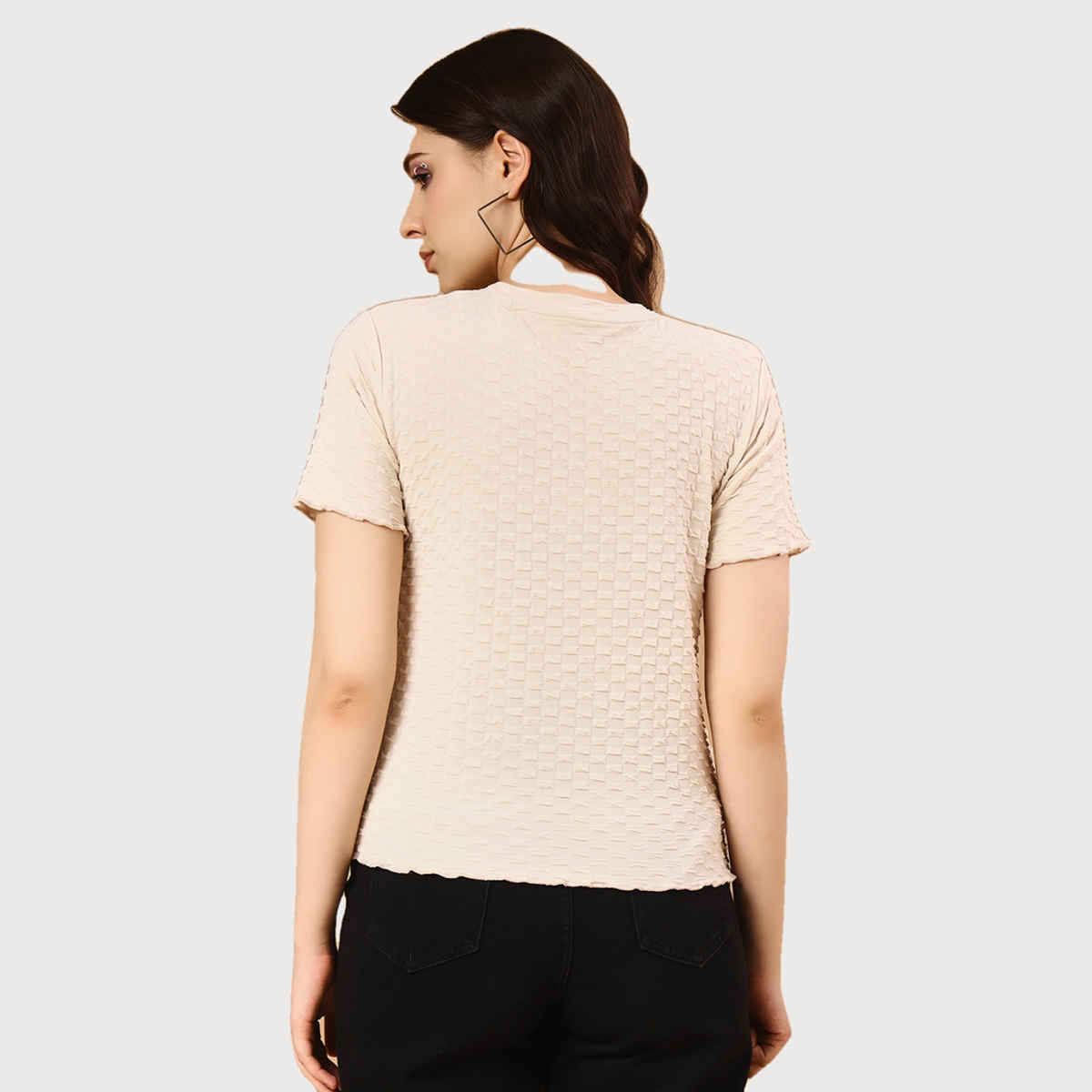 The Dry State Women's Cream T-shirts & WTSH | 1708B | L