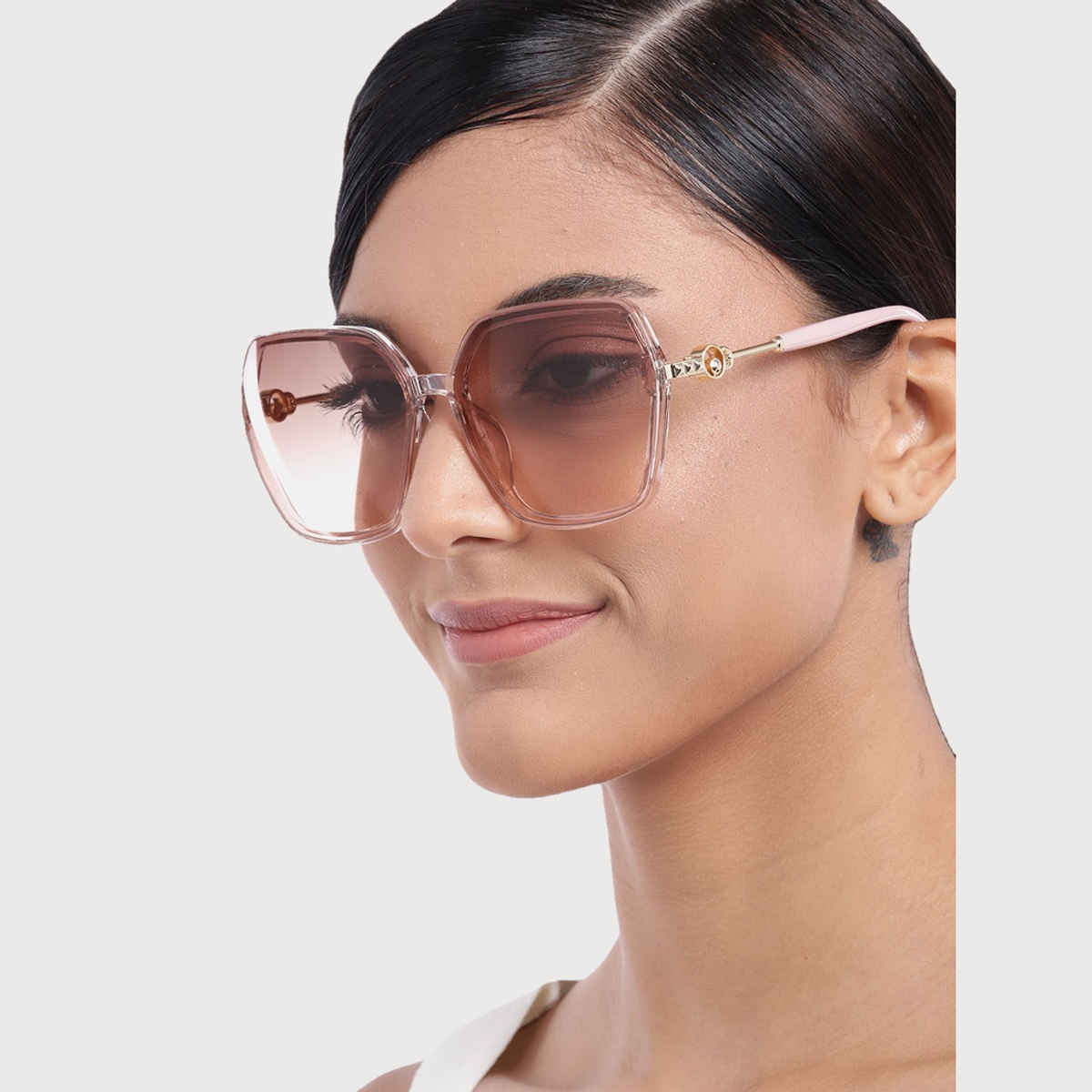 Carlton London Women Polarised & UV Protected Lens Full Rim Oversized Sunglasses CLSW083