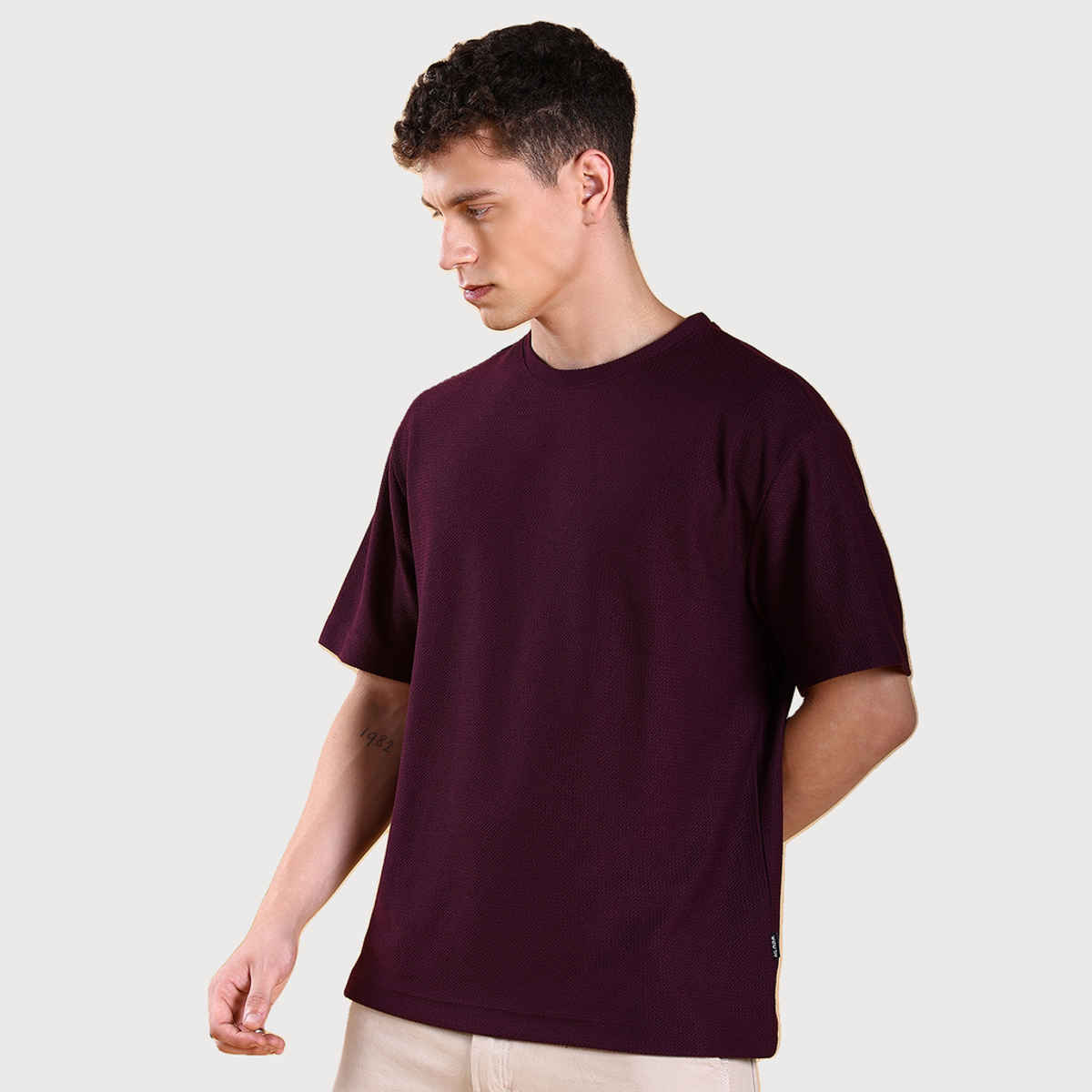 HIGHLANDER Men's T-shirt | Burgundy - L