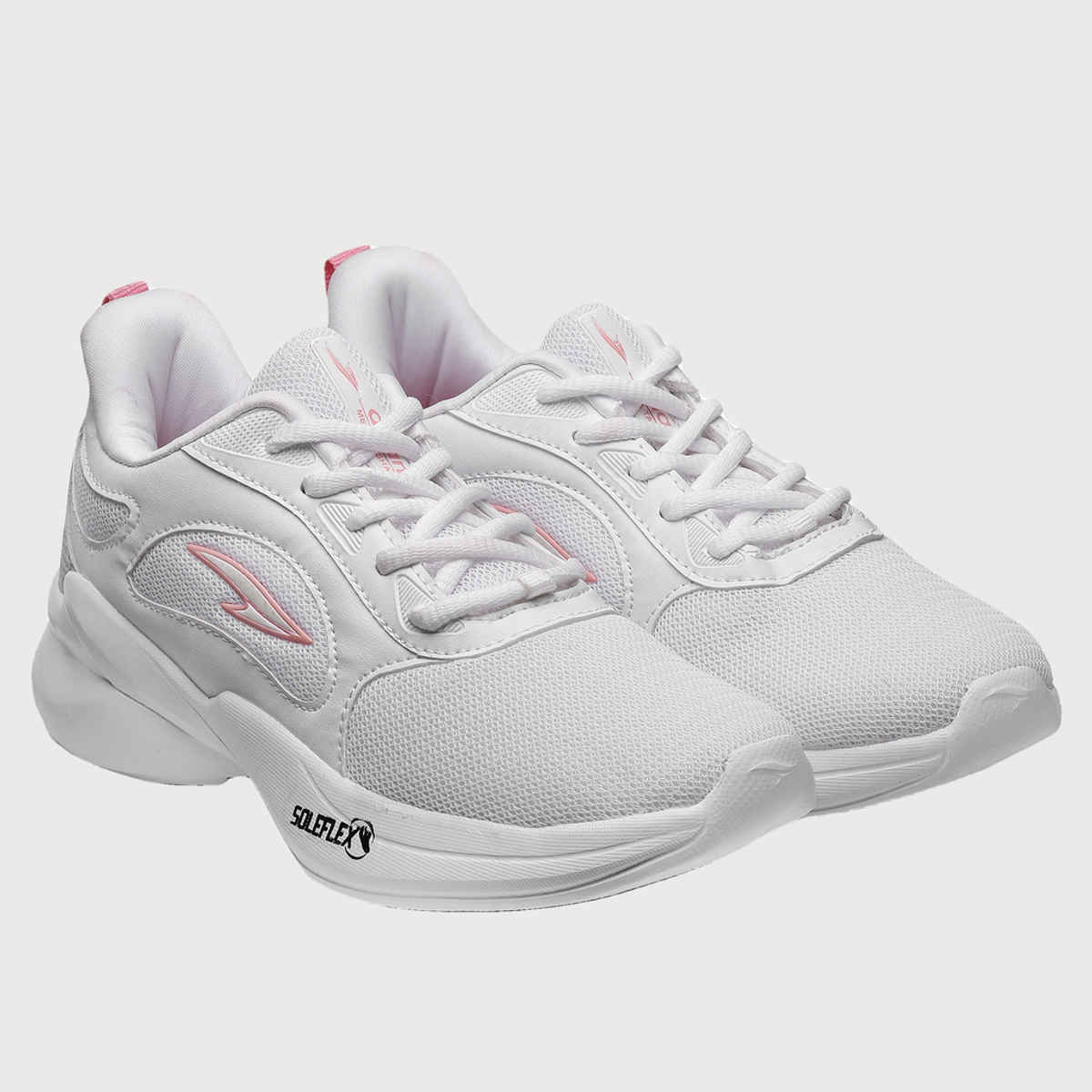 Asian Firefly-04 Women White Pink Sports Shoes (Size-6)