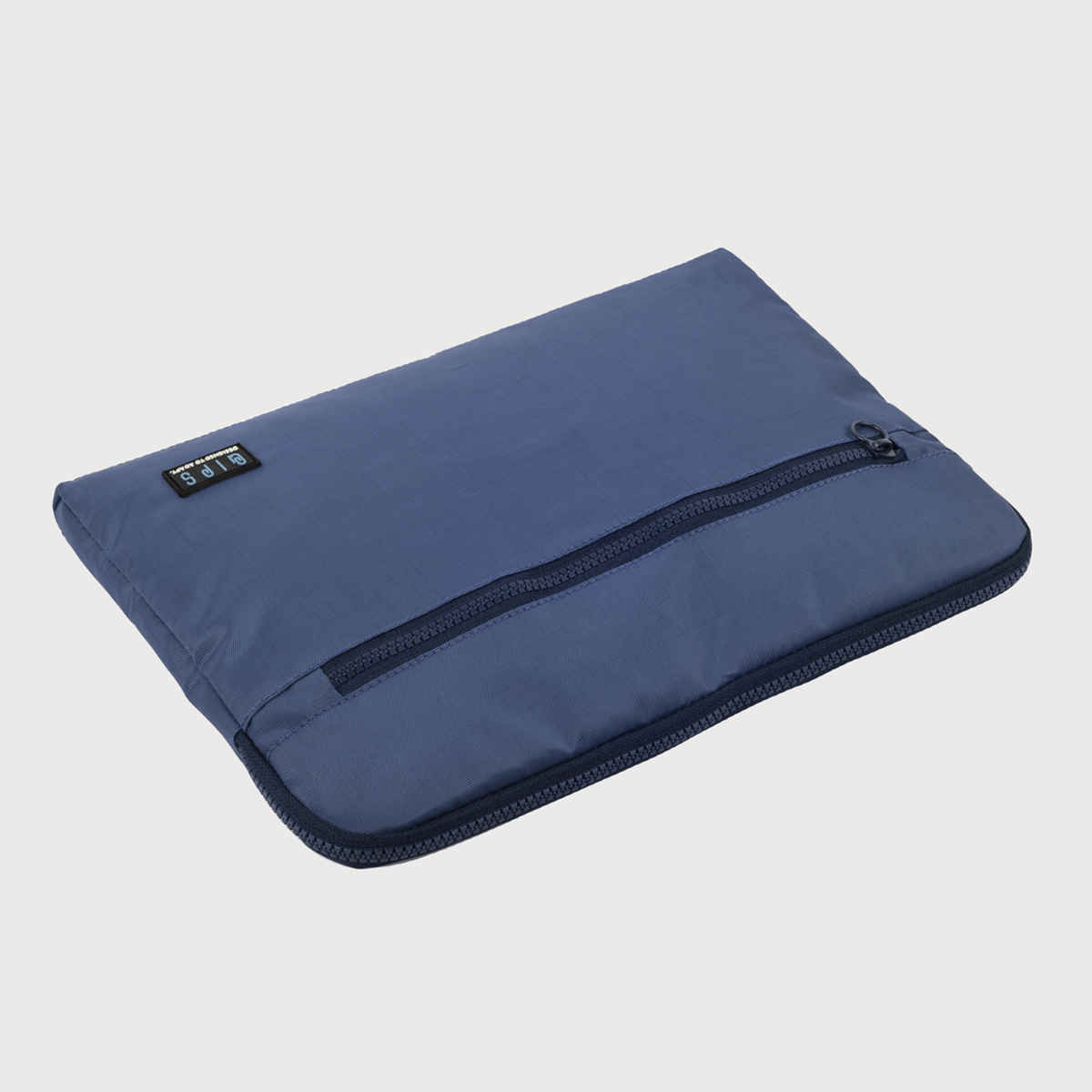 QIPS Unisex Solid Polyester 13 L Laptop Sleeve | Blue