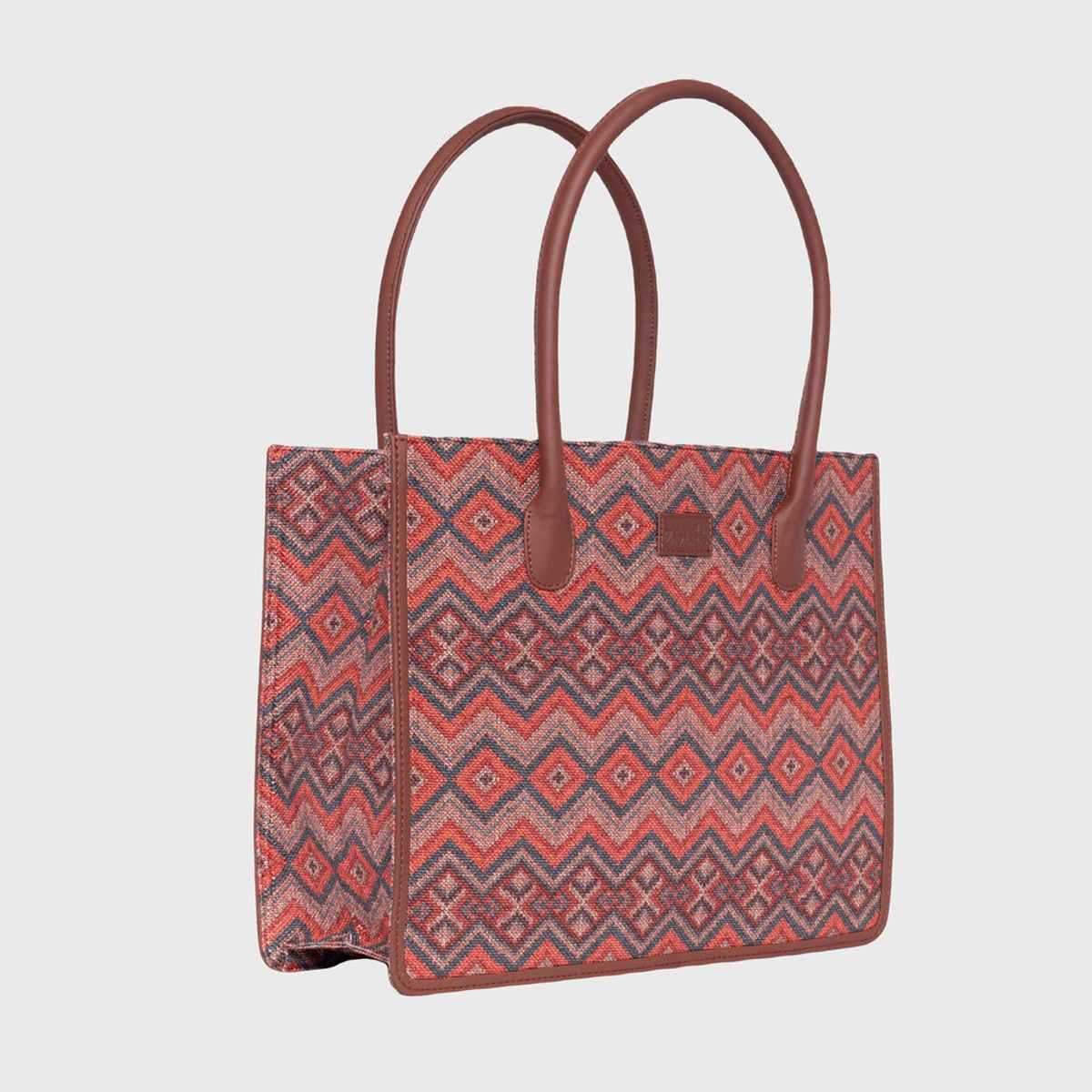 Zouk Gwalior Weaves Book Tote - Multicolour