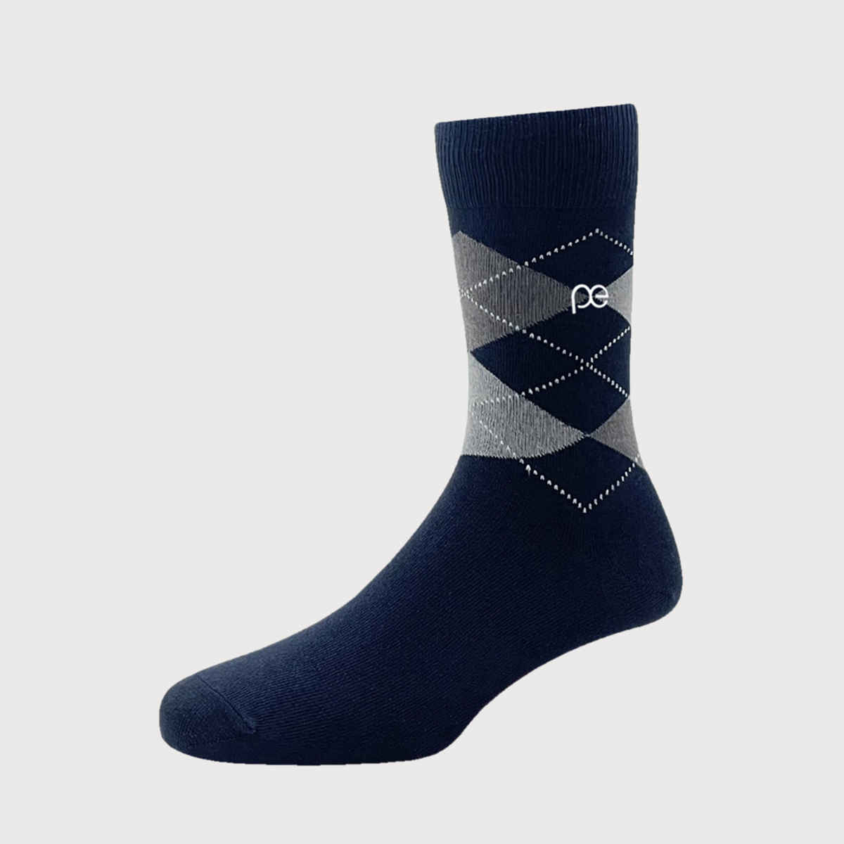 Peter England Men's Patterned Cotton Socks | Assorted - Free Size