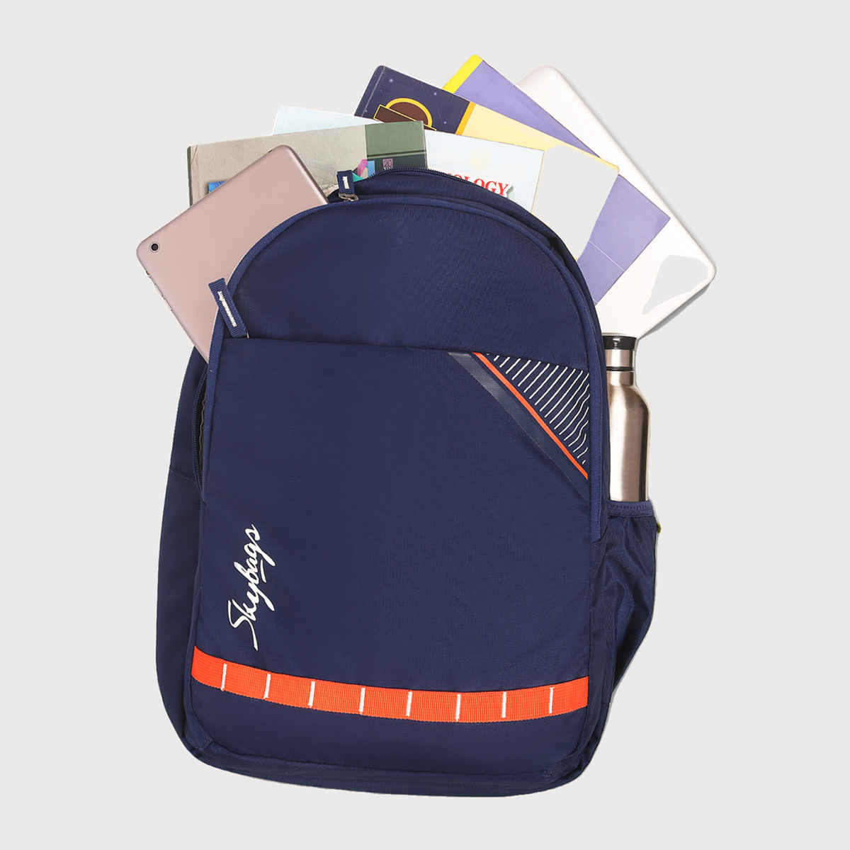 Skybags Unisex Logo Polyester 32 L Laptop Backpack | Blue