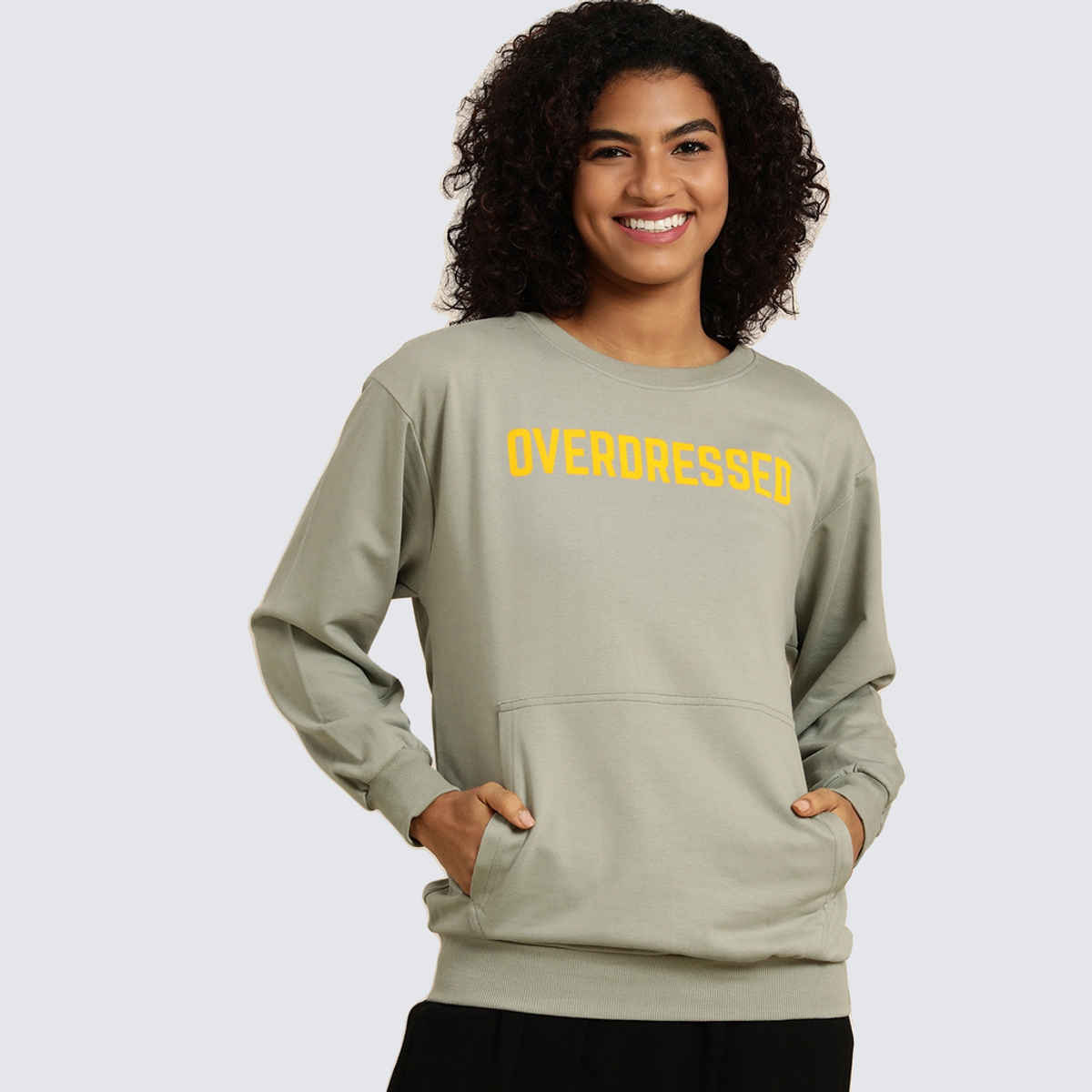 Dillinger Women's Sweatshirt | Dlwmnswt016 | Grey - L