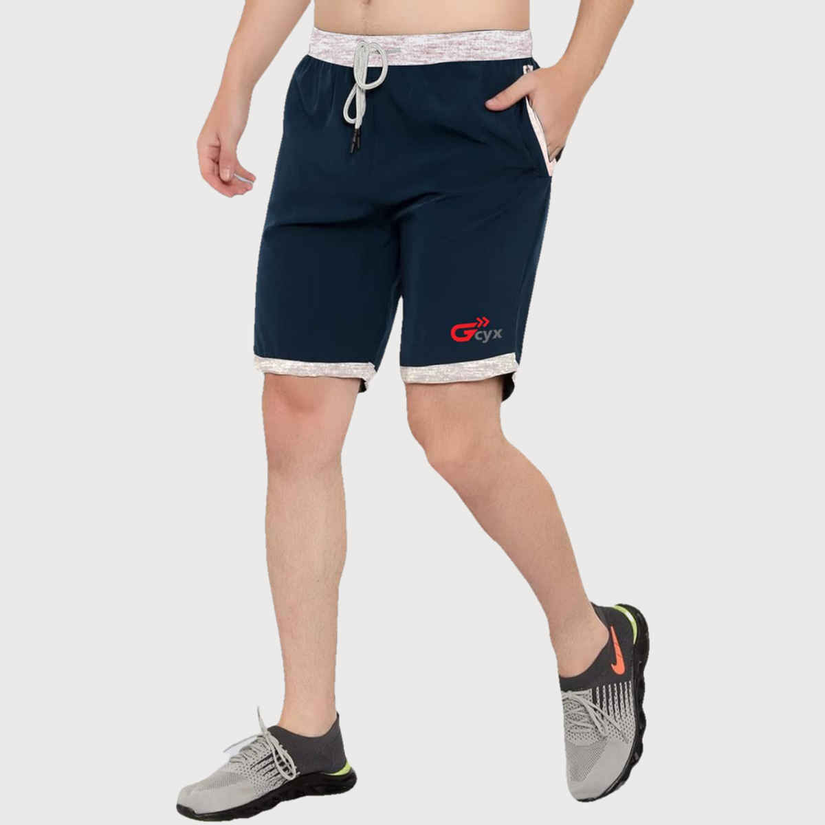 Gcyx Men s Shorts Aop Printed | Cotton Poly Mix Blend for Comfortable Wear | Shorts Green | XXL