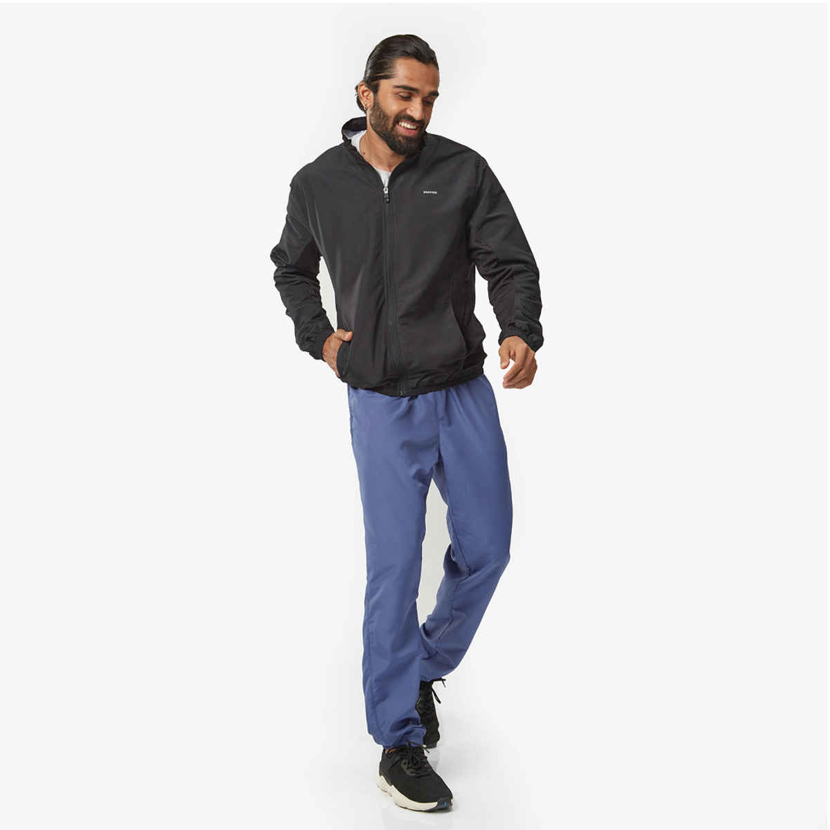 Decathlon | Domyos Men's Fitness Jacket Polyester - Black - 2XL