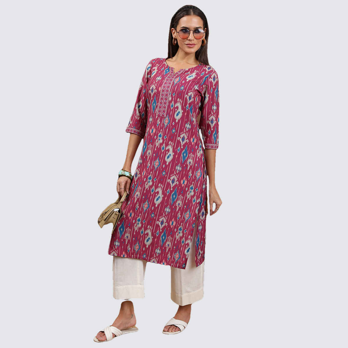 Vishdhd Vishudh Women's Printed Straight Kurta - Buy at ₹299 Online | Instant ...