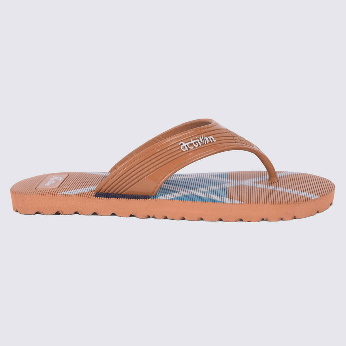 Action Men's Gfl-3825 Slippers | Evening Walk | Bathroom | Room Slippers | Tan - UK 10