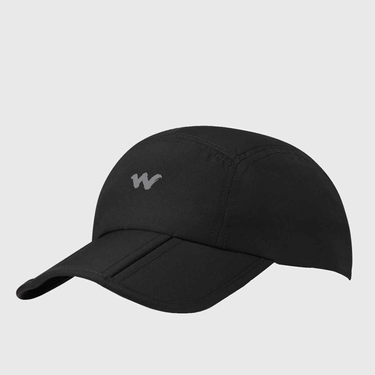 Wildcraft Men's Solid Polyester Cap | Black - Free Size