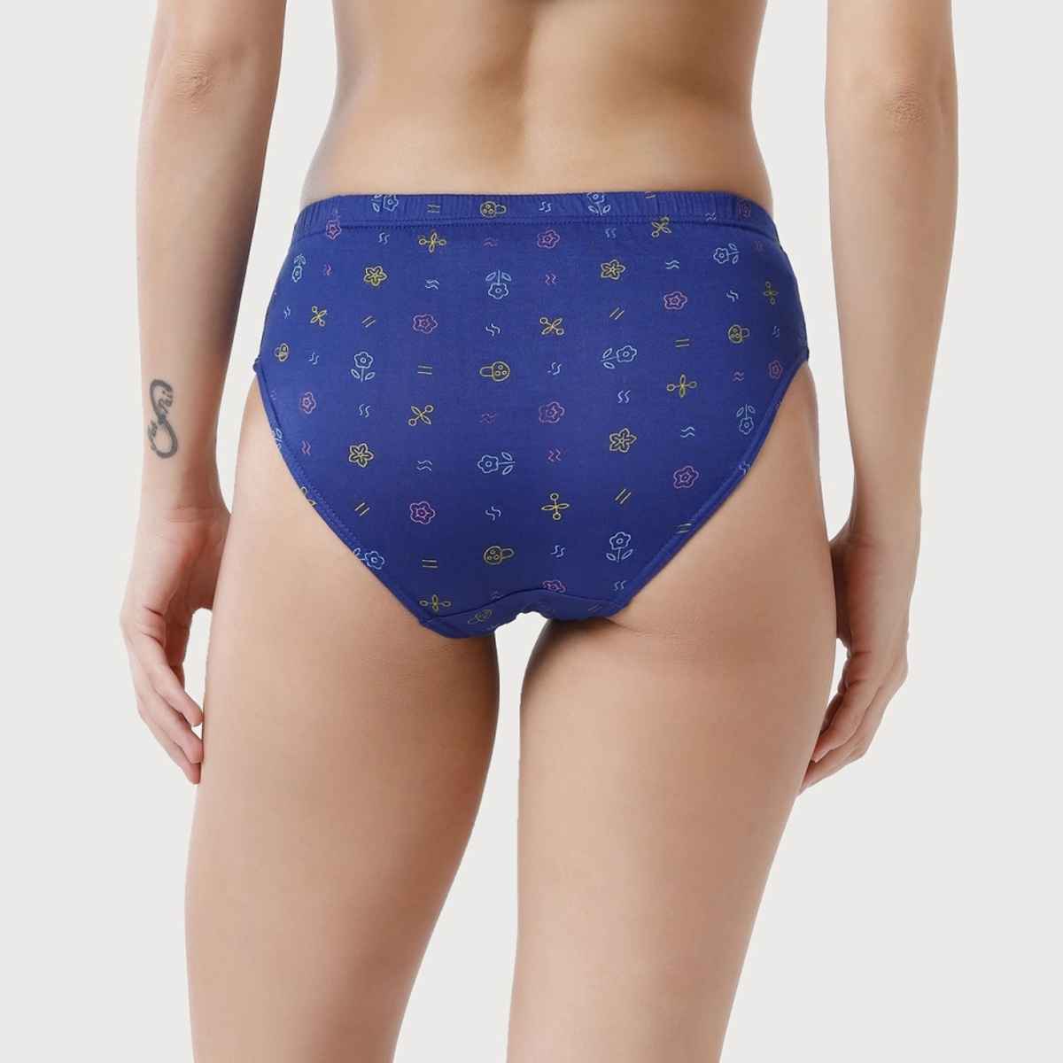 Amul Comfy Women's Hipster Panty | Multicolor - 90