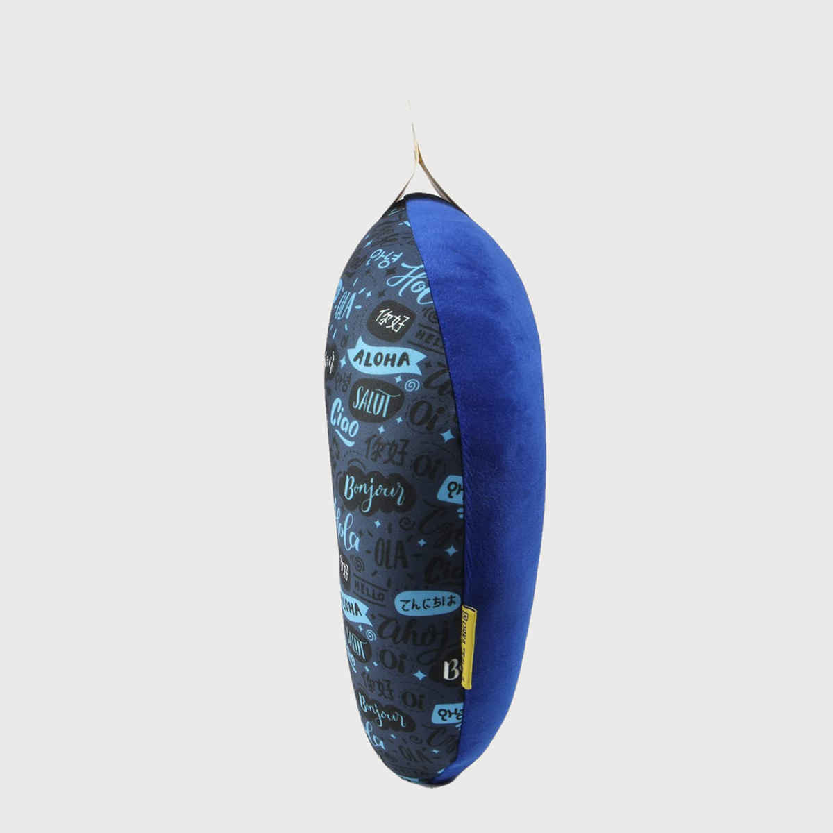 ORKA Unisex Printed Spandex Neck Pillow | Blue - One Size