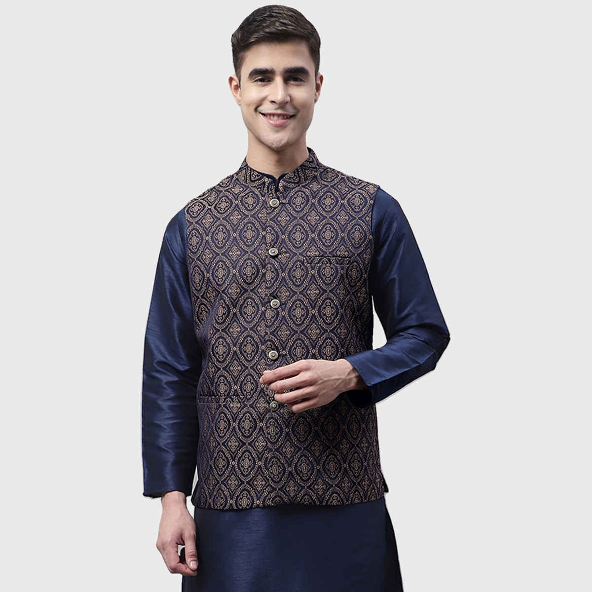 Jompers Men's Waistcoat | Jowc 4072 | Brown - XL