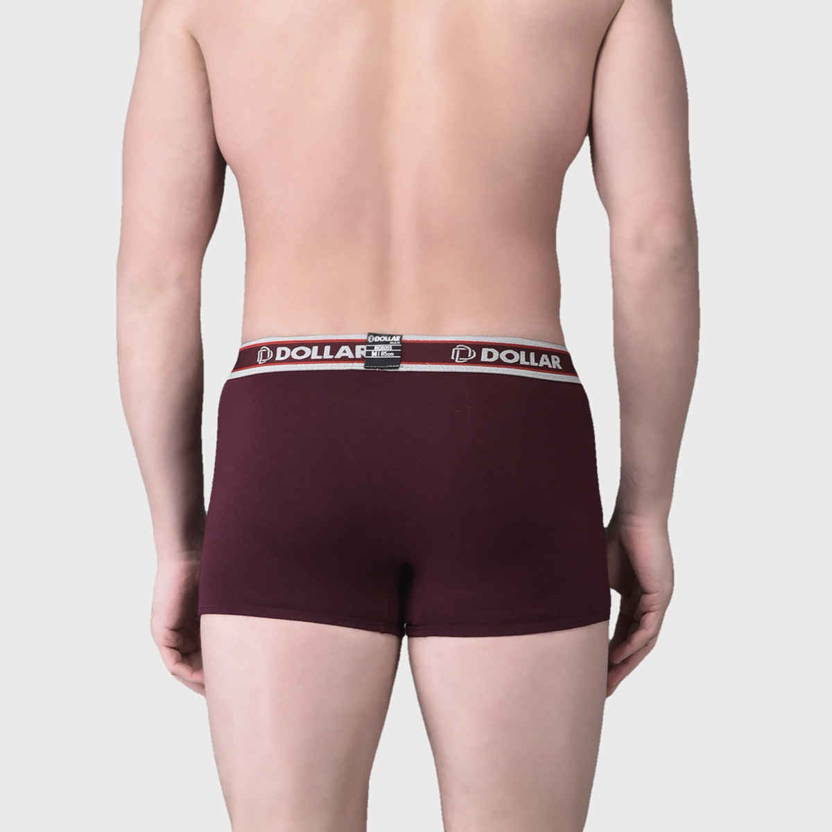 Dollar Bigboss Men's Solid Combed Trunk With Double Pouch Support | Pack Of 2 | Assorted - XXL