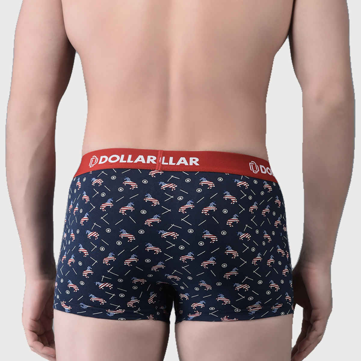 Dollar Bigboss Men's Combed Cotton Printed Trunk | Pack Of 2 | Assorted - M