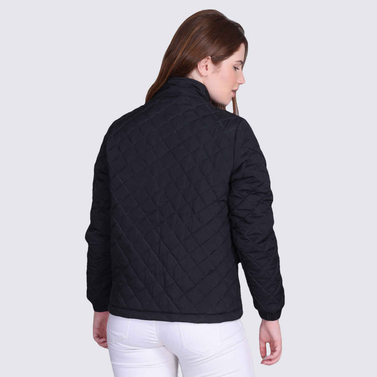 WESTCREW Women's Quilted Winter Full Sleeve Jacket | WC-0079black| Black - M