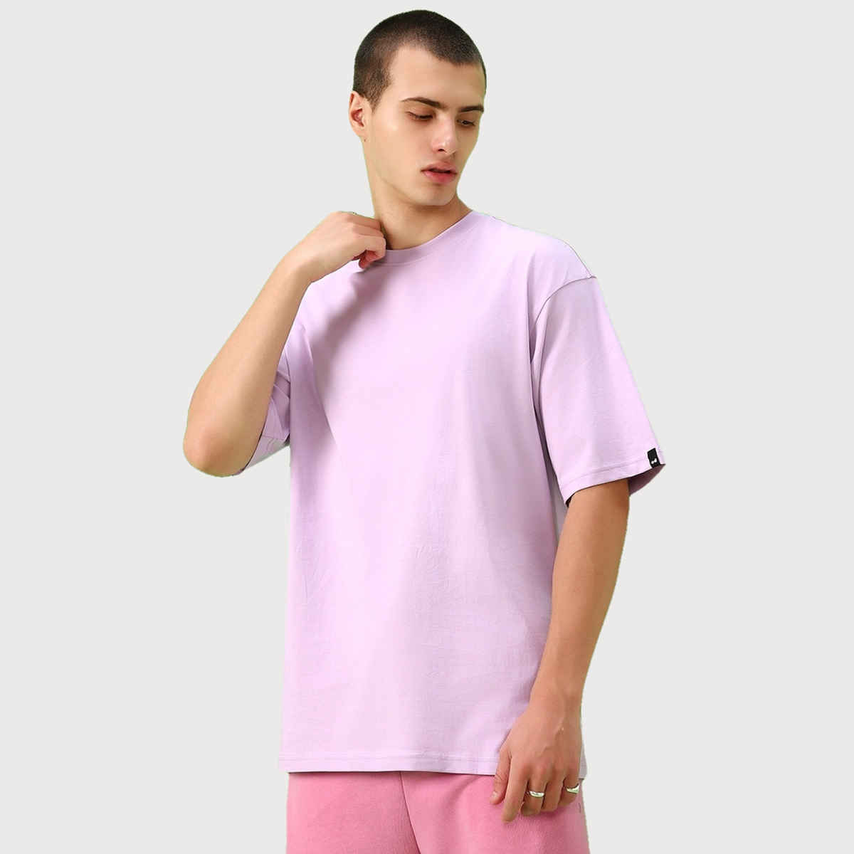 Bewakoof Round Neck Men's T-shirt | Purple - 3XL