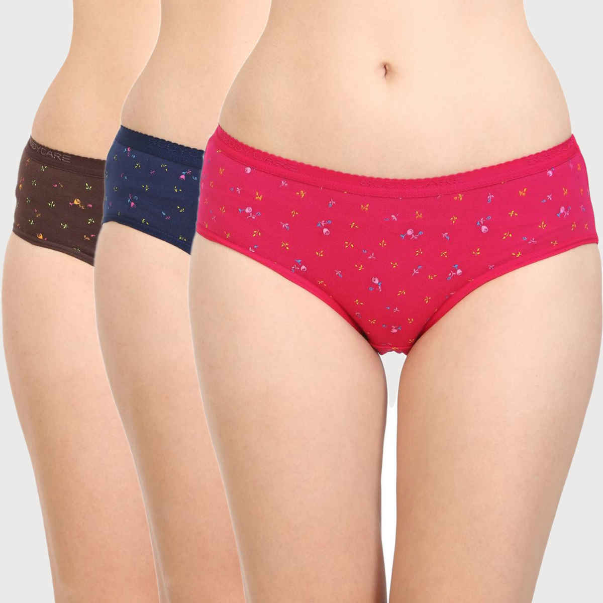 Bodycare Women Brief Panty Printed Premium Cotton | Assorted - XL