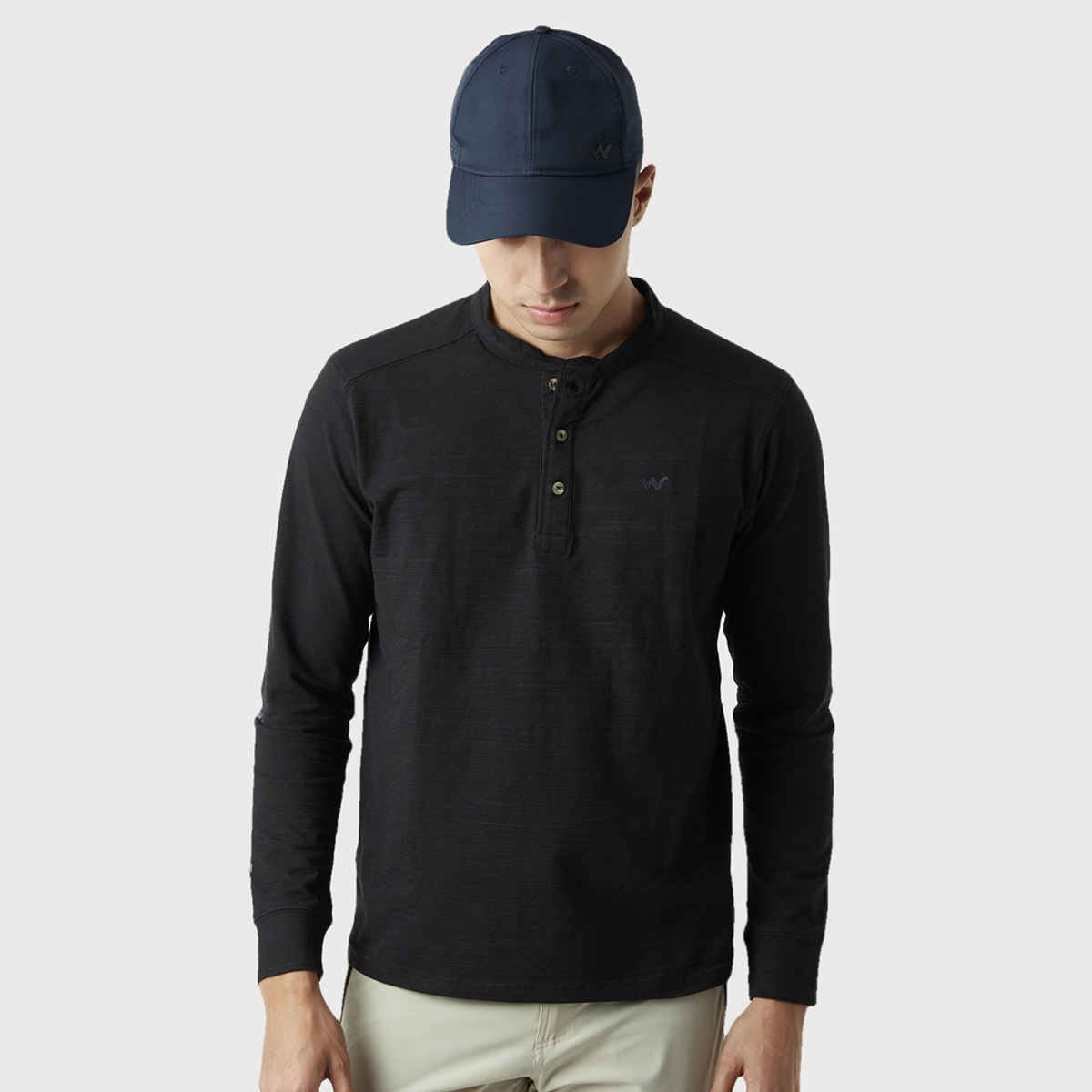 Wildcraft Unisex Solid Polyester Baseball Cap | Blue - One Size