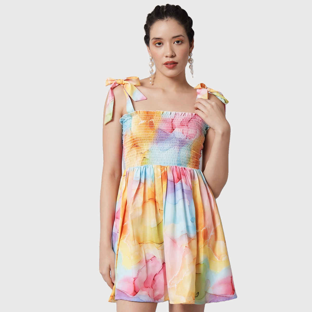 The Dry State Women's Multicolor Dresses WDRE | 1010F | XL