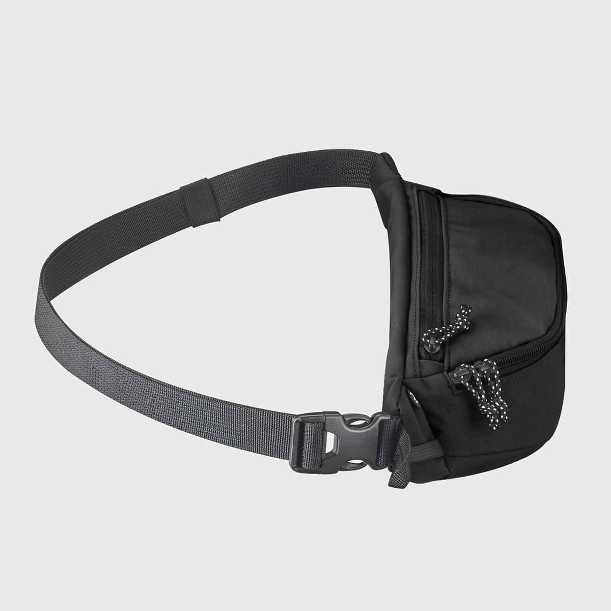 Decathlon Unisex Polyester Waist Bag | Black | 2 L
