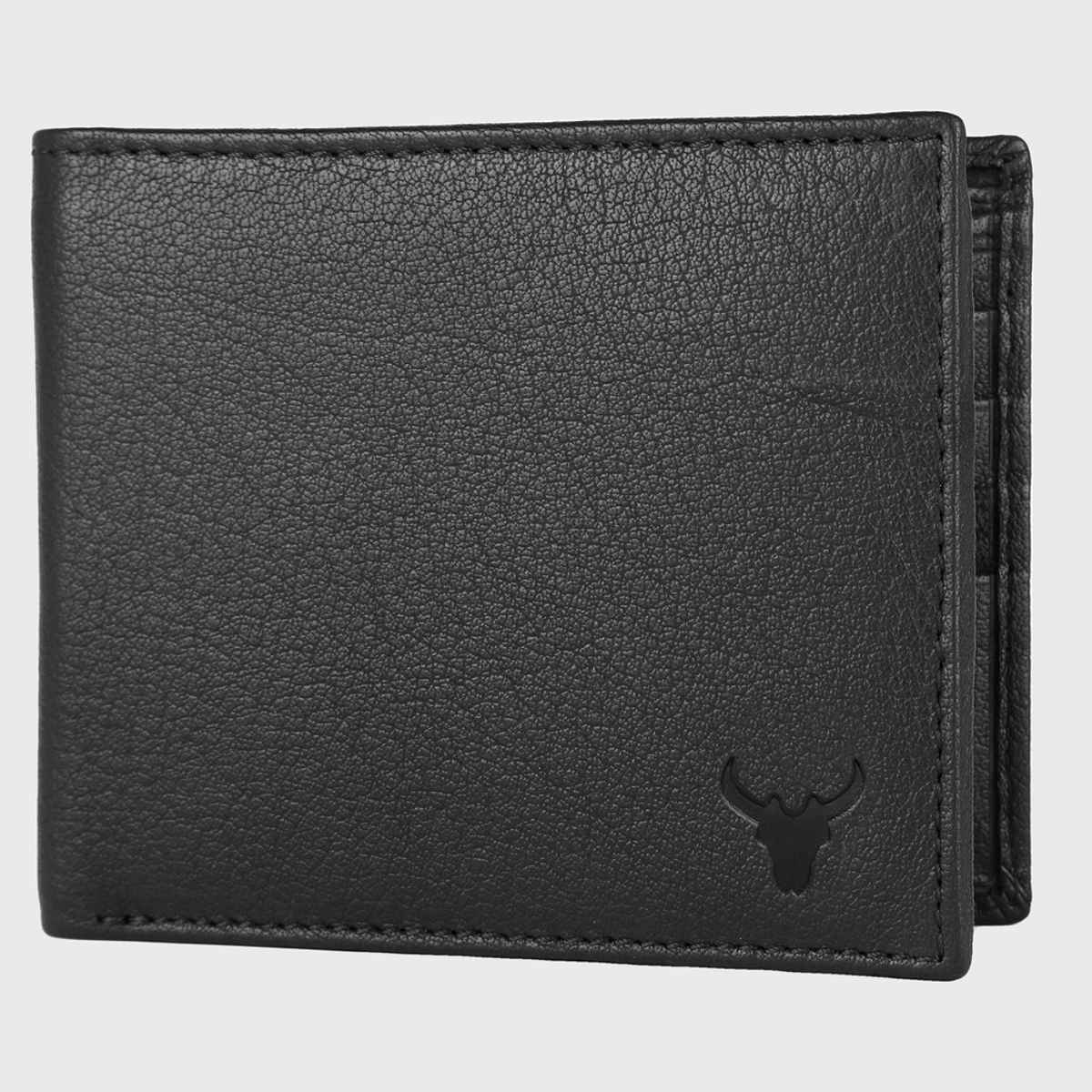 Wildhorn Men's Genuine Leather Bi-fold Wallet | Black