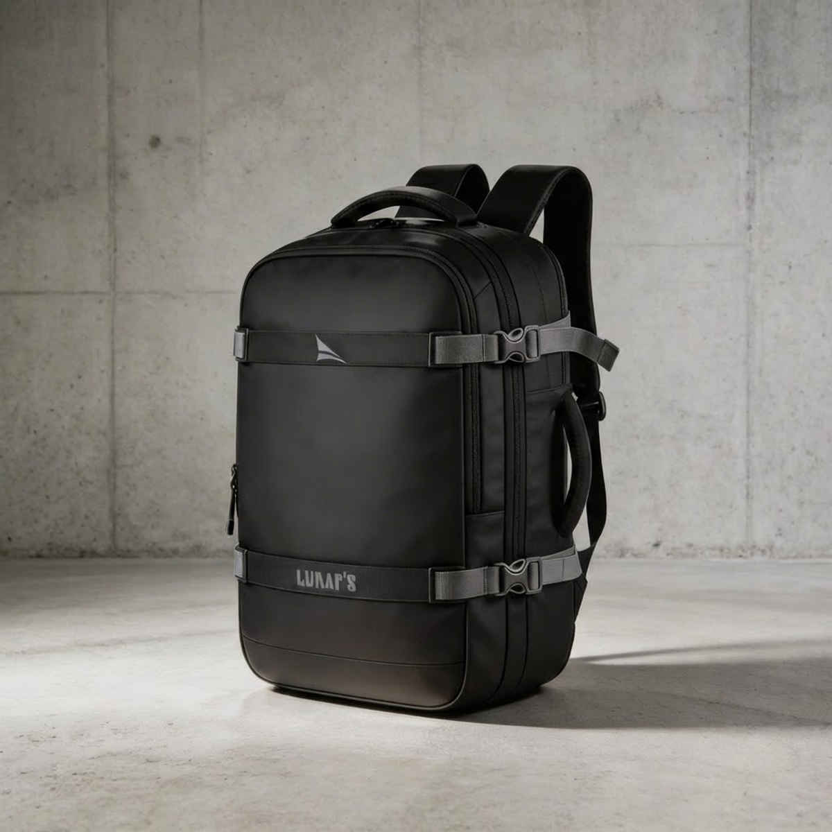 Lunar's Headpro 45L Laptop Backpack | Water Resistant | Anti-Theft | Office | Travel | School Bag