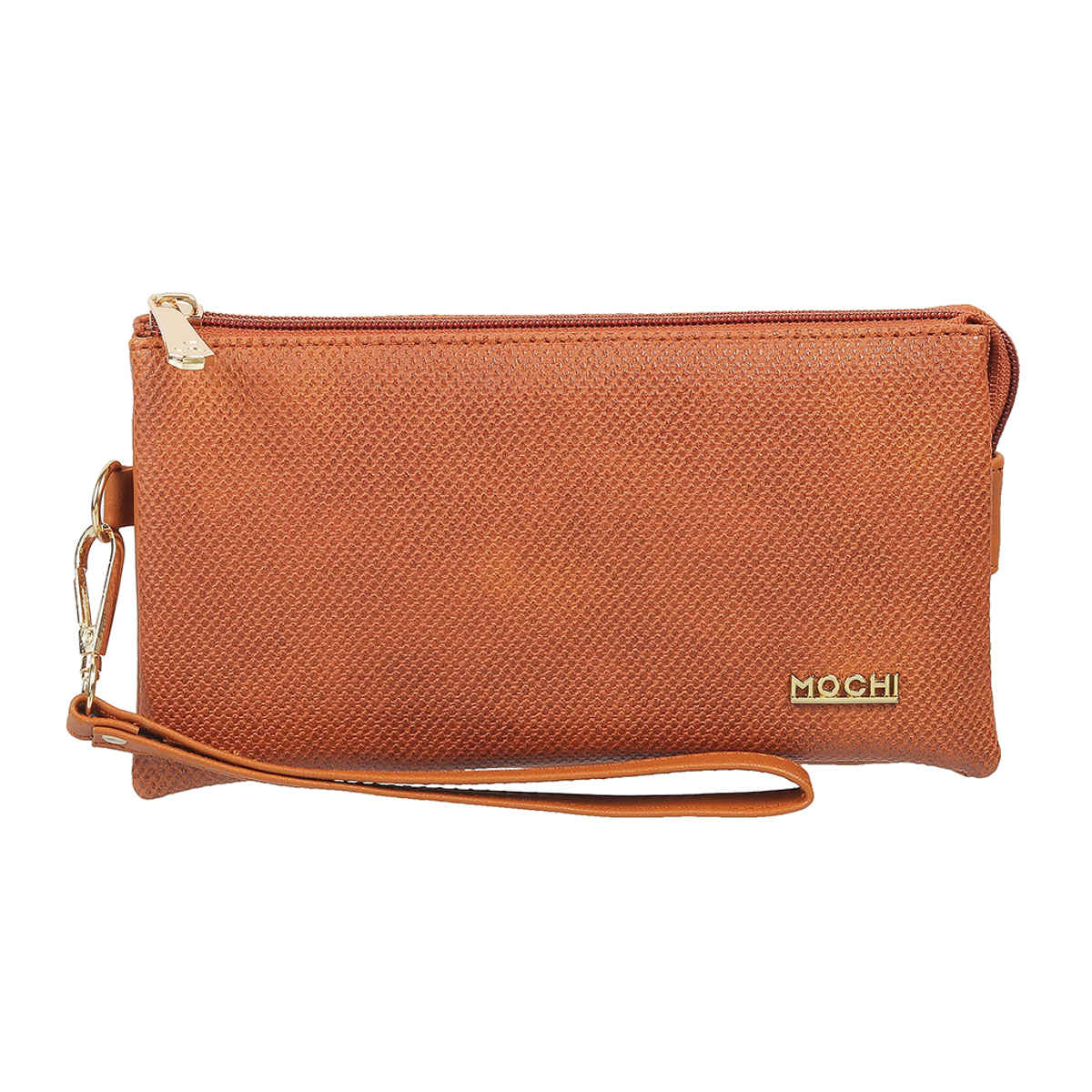 Mochi Tan Synthetic Wallet for Women | 95-7660-23