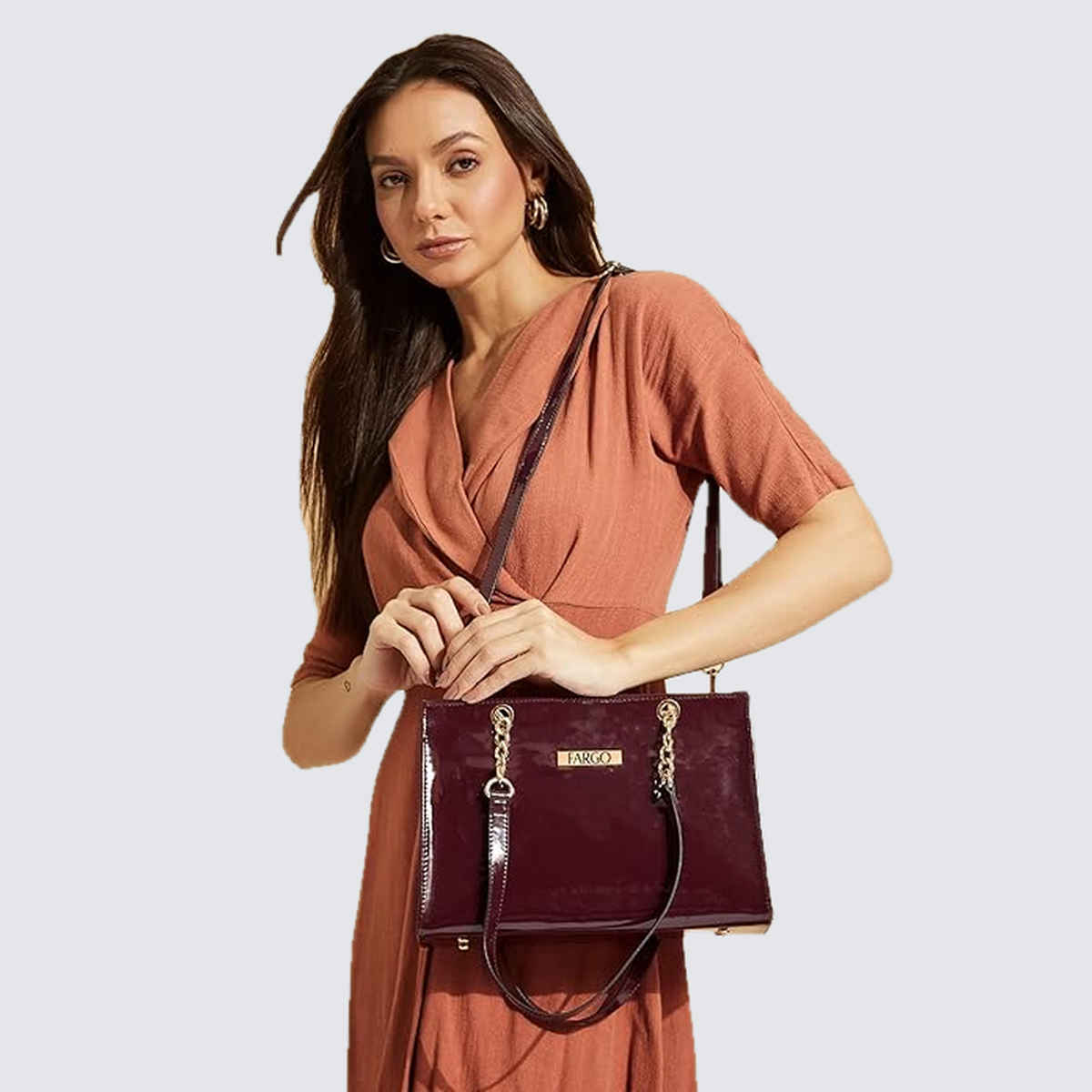 Fargo Women's Hand-held Bag | Maroon