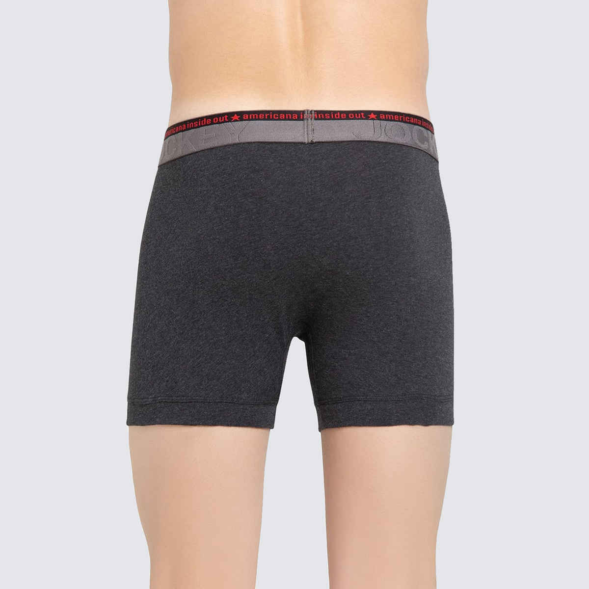 Jockey US60 Men's Super Combed Cotton Elastane Stretch Underwear Solid Trunk-Ultrasoft Waistband | PO2 | M