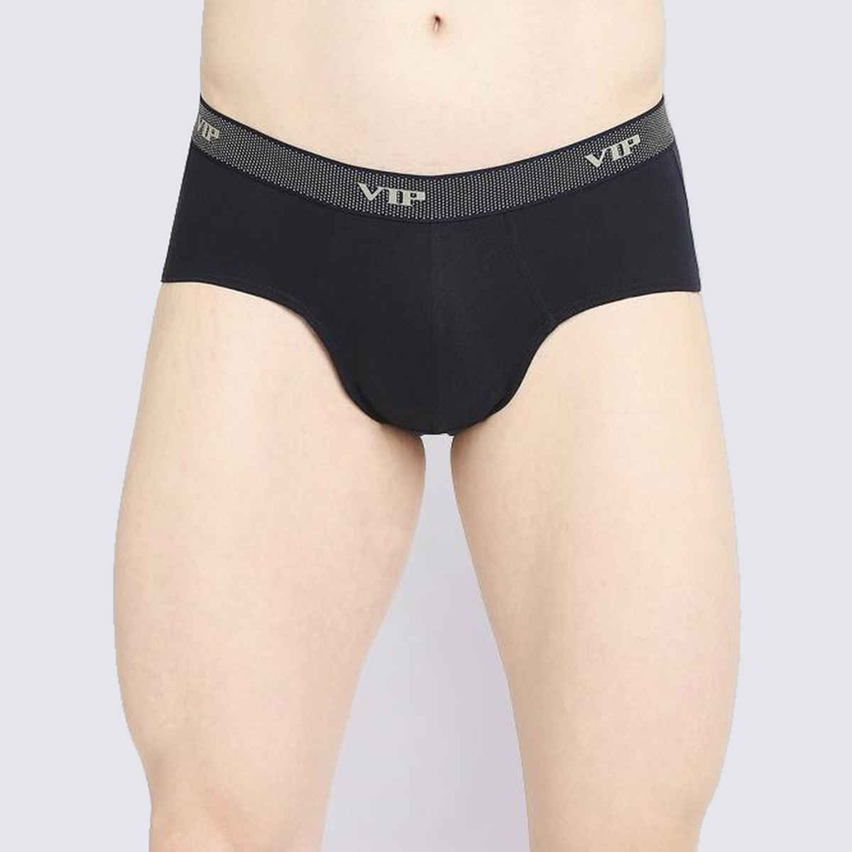 VIP Mens Briefs Fresh Pack Of 2-95-Cm(Navy Blue, Olive Green)