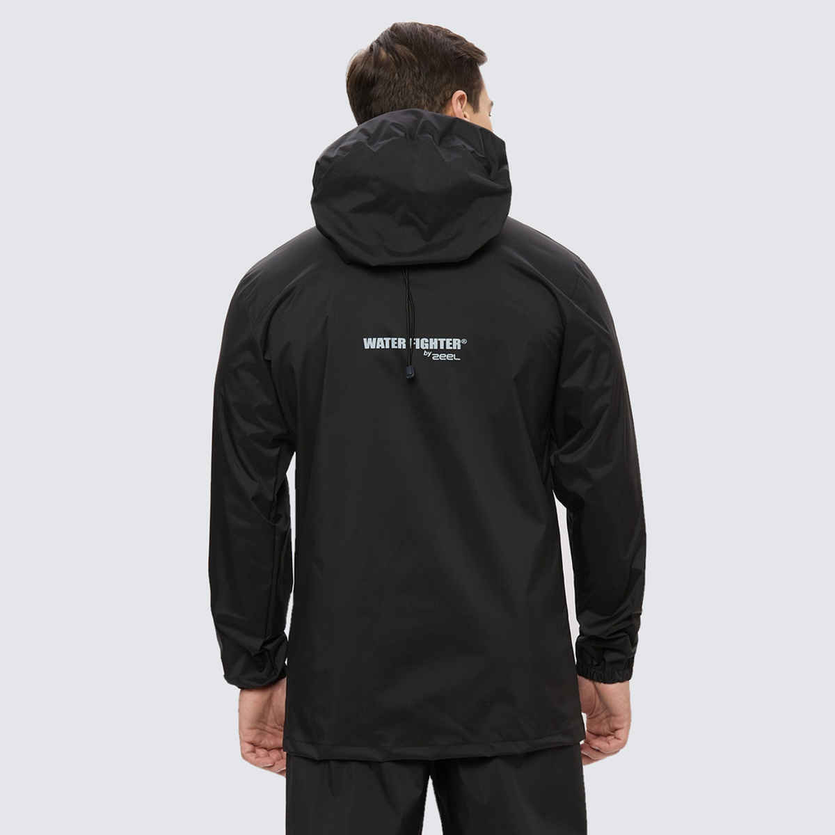 Zeel Men's Solid Waterproof Raincoat | Black | Zeel | XL