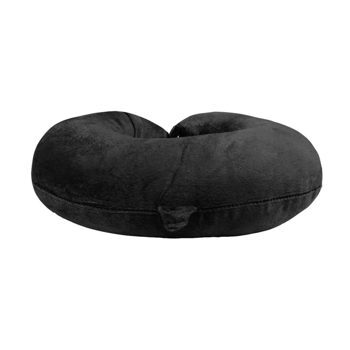 Billebon Premium Fibre Filled Travel Neck Pillow with Eye Mask And Earphone Case | Black