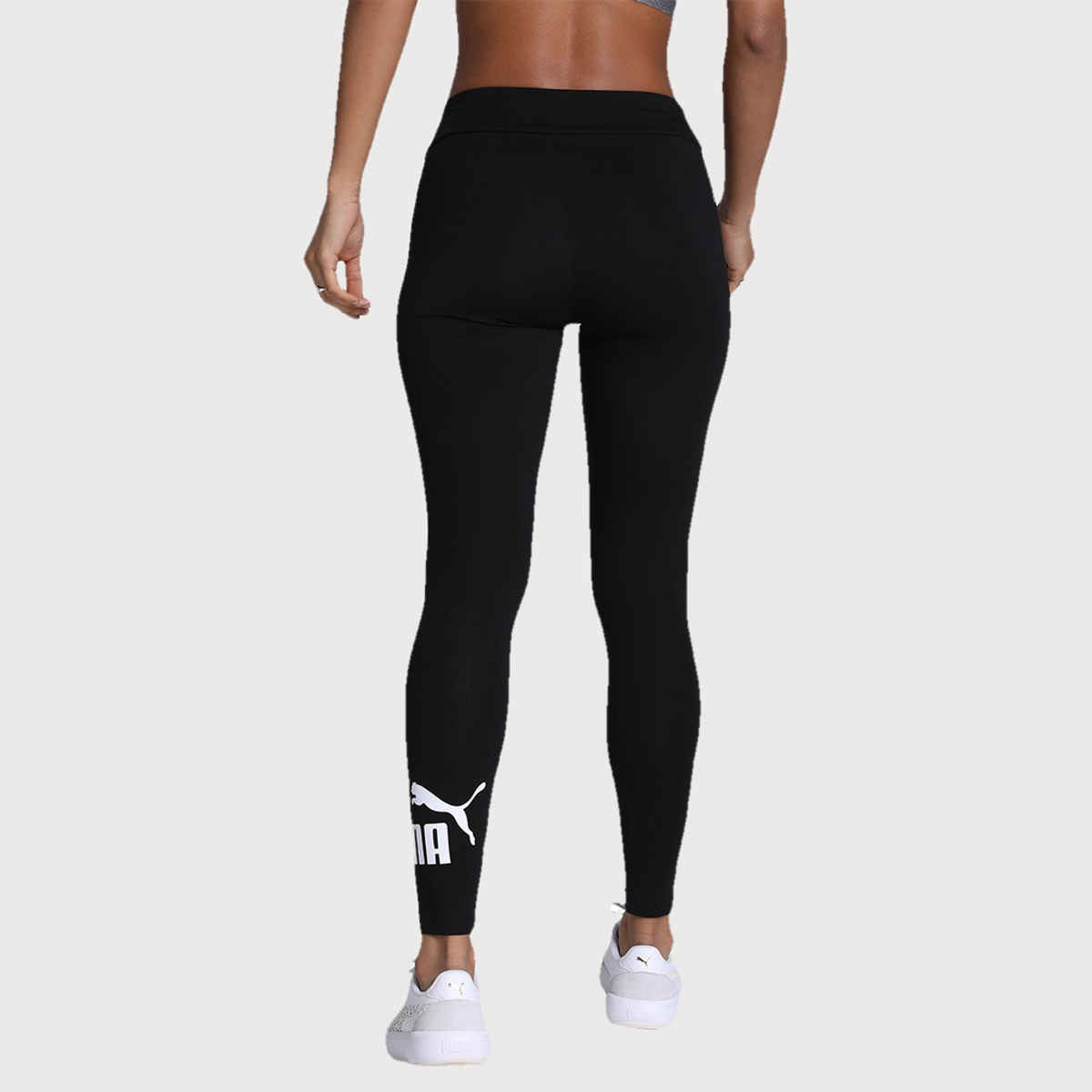 Puma Leggings Skinny Fit Women's Logo - Black | L